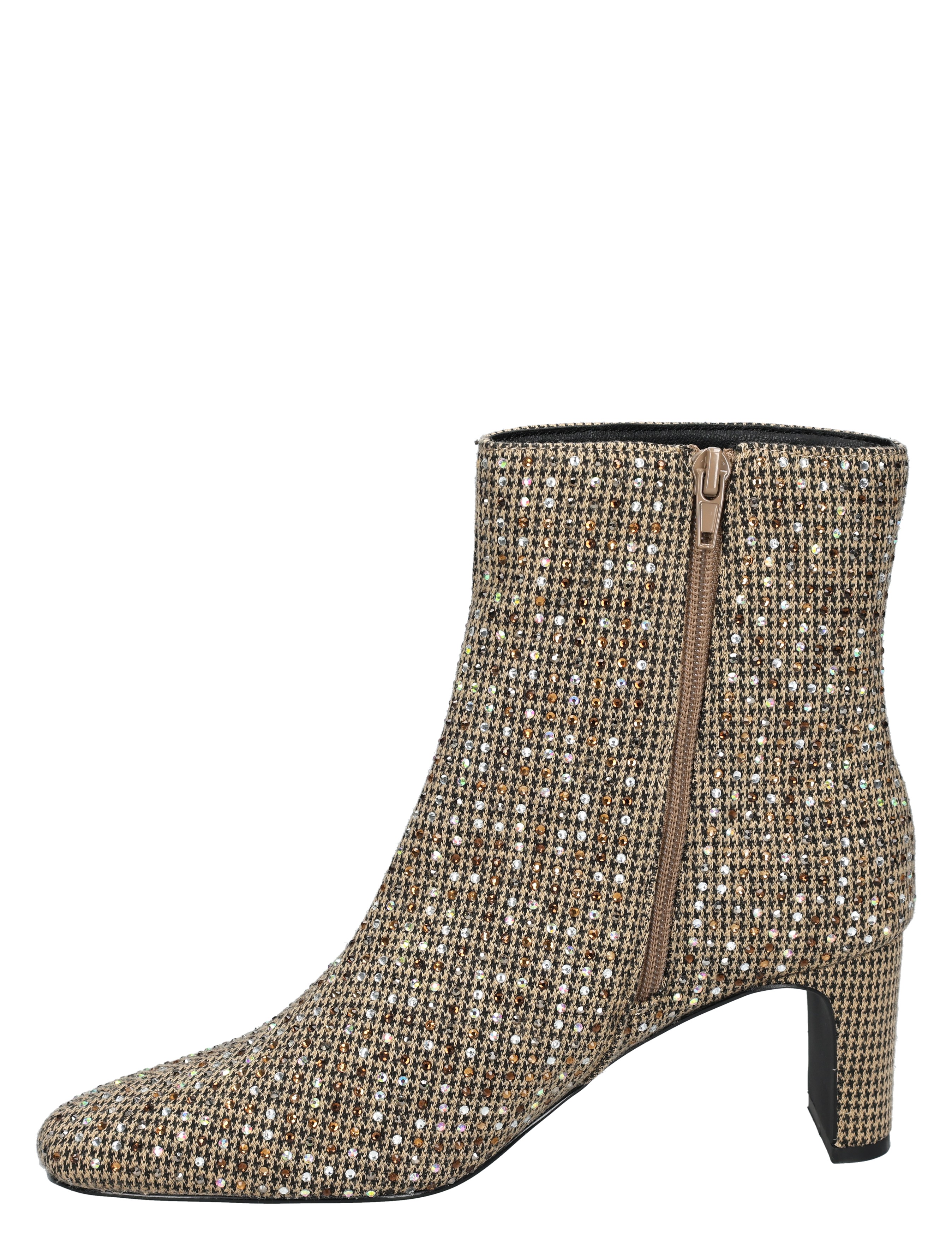 Lisa & Jo - Vivine 2647593 Taupe Fabric Stones - Boots - Dames - Enkellaarsjes - 51997_53_2