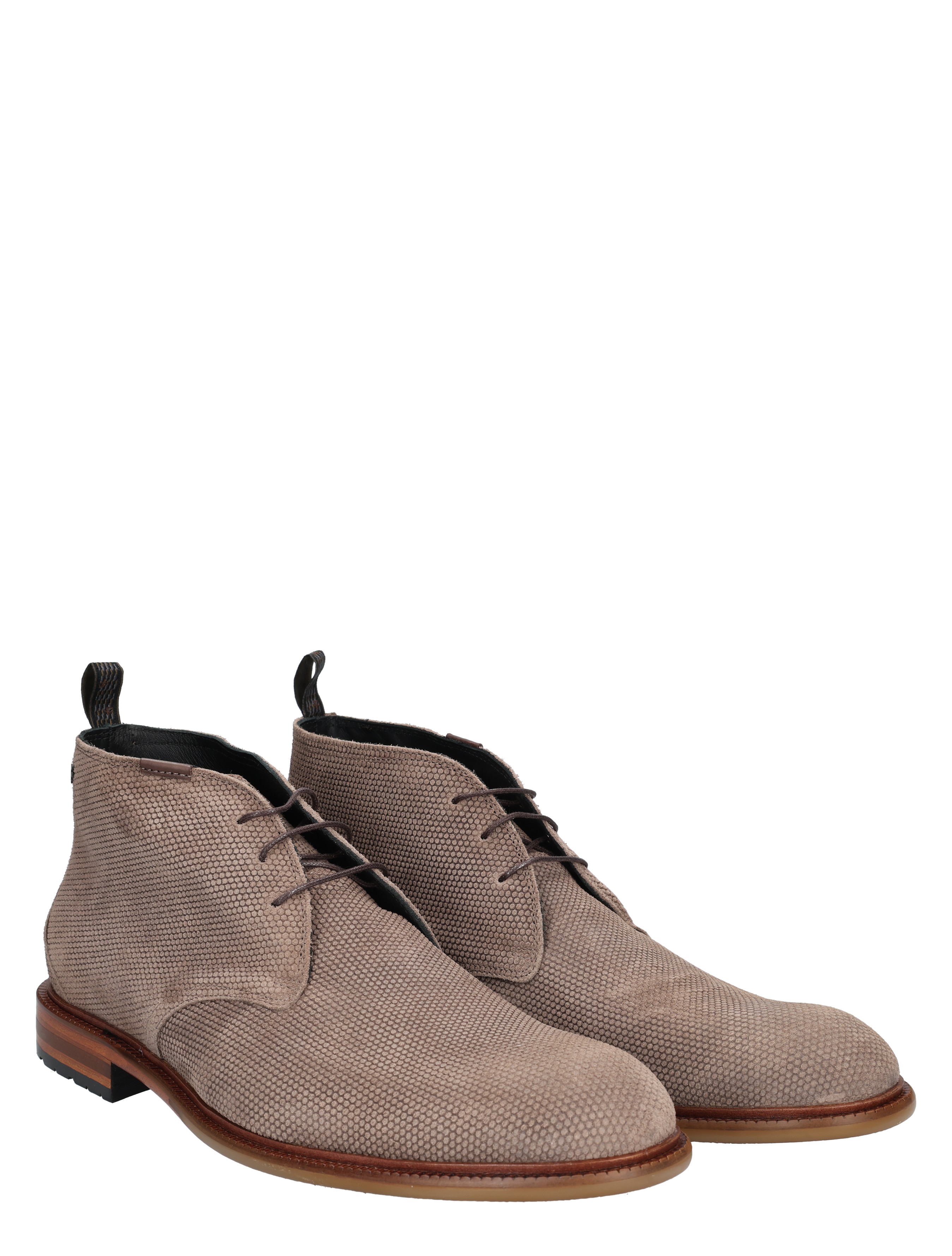 Floris van Bommel - De Normer SFM-50132 34-02 Taupe H-Wijdte - Heren - Boots - Veter Boots - 49317_77_5