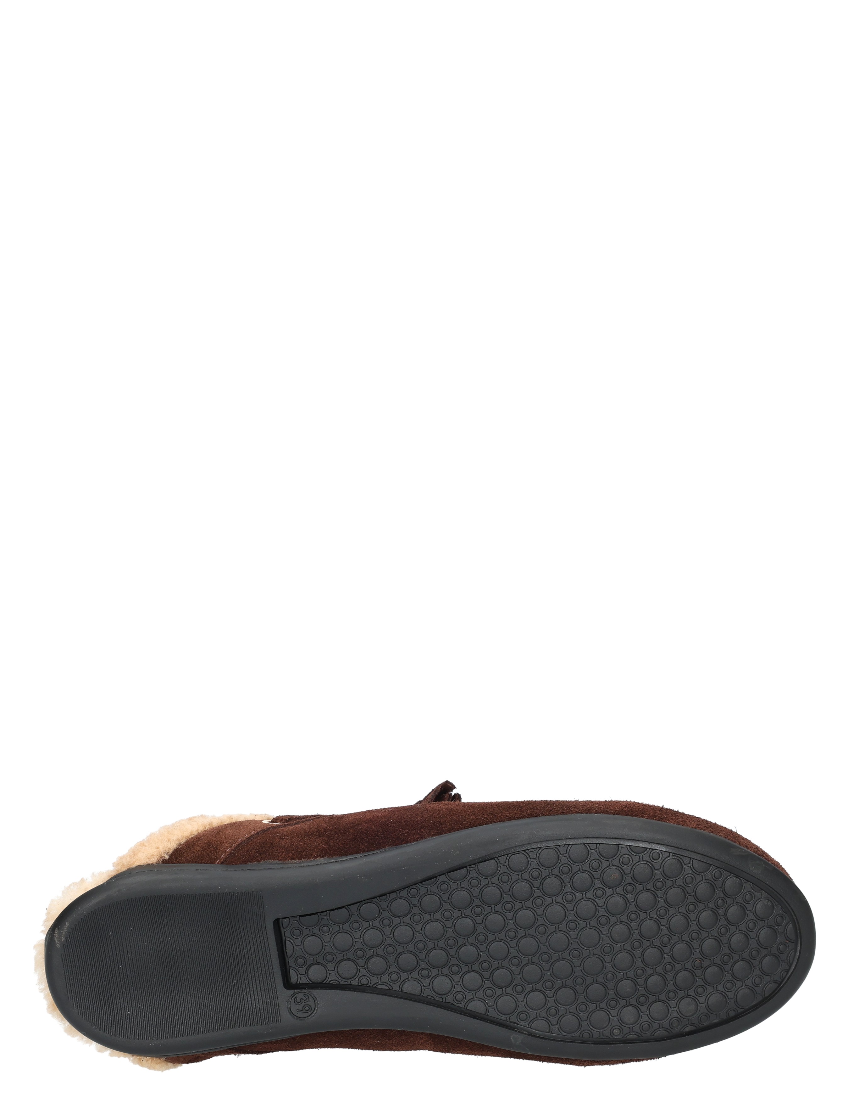 schoenen, bont, slipper, middenbuitenkant, zool grip