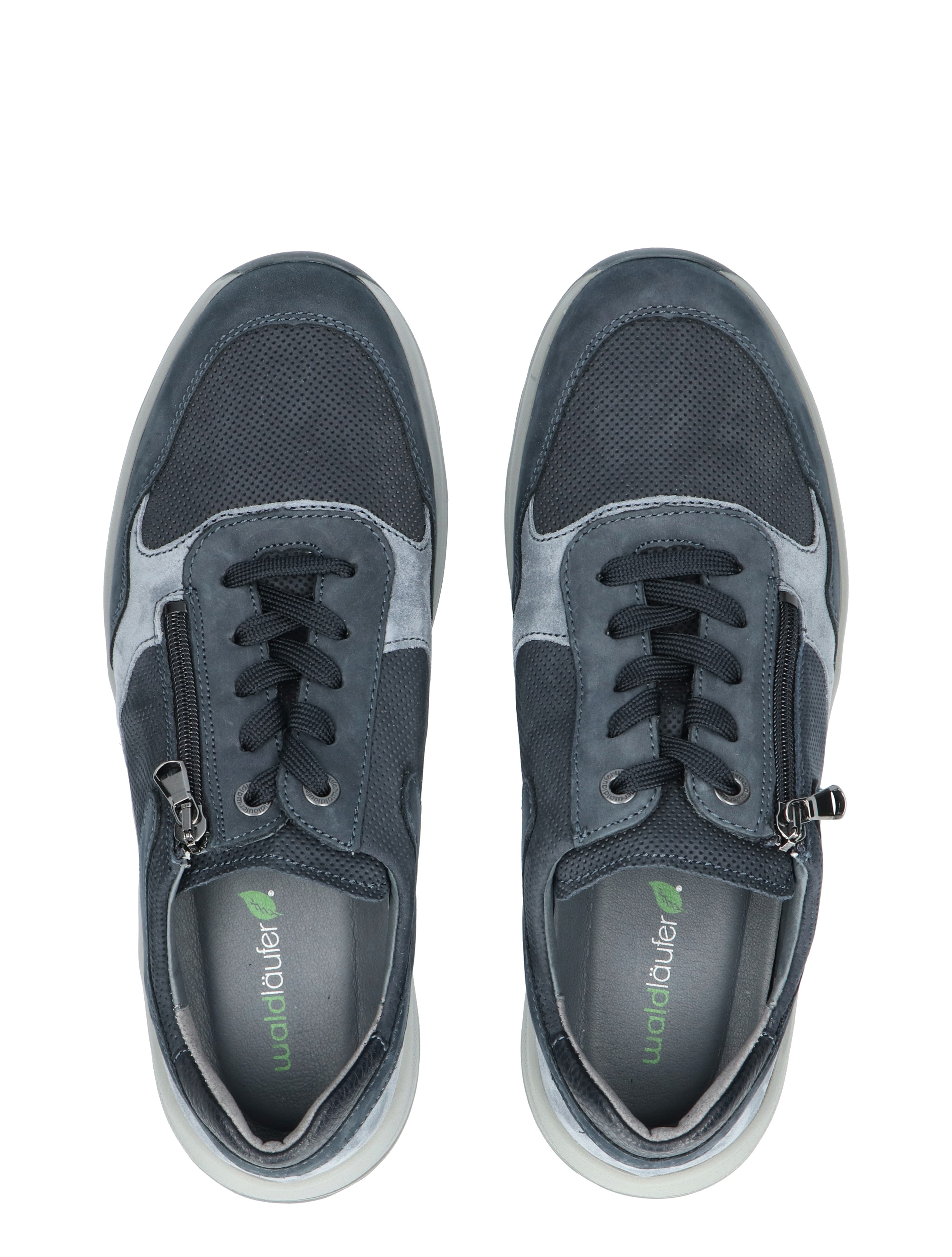 Waldlaufer - 662001 Marine Blue K-Wijdte - Heren - Veterschoenen - Casual Veterschoenen - 47510_33_7