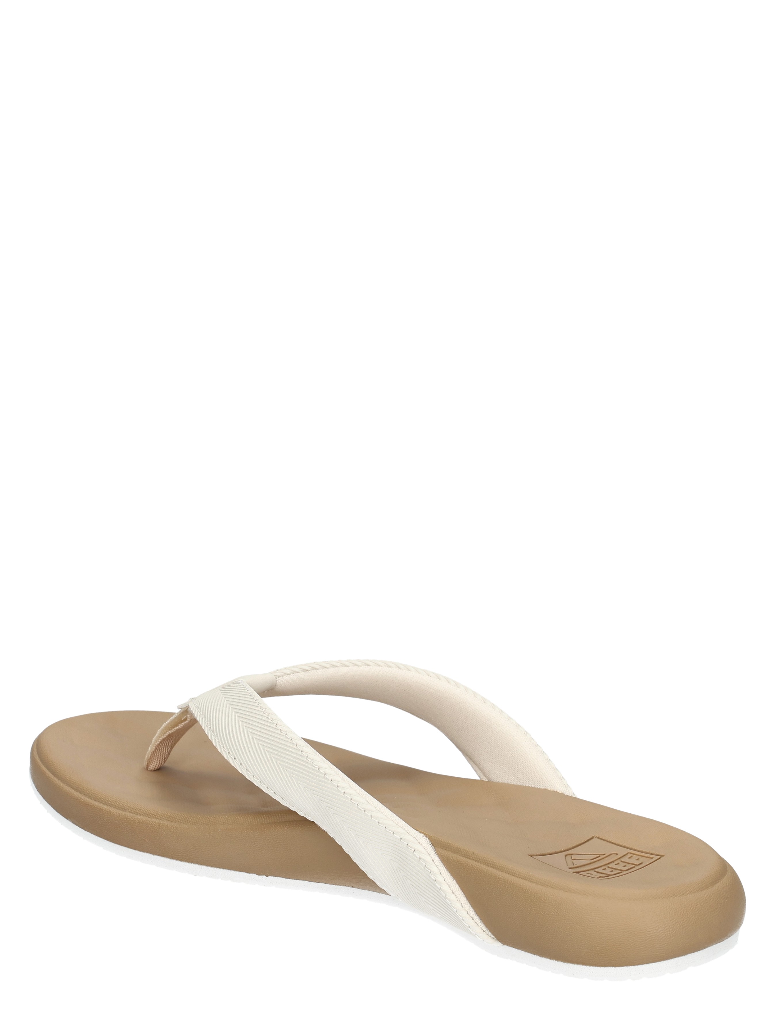 slipper, flip-flop, beige, foam, strap