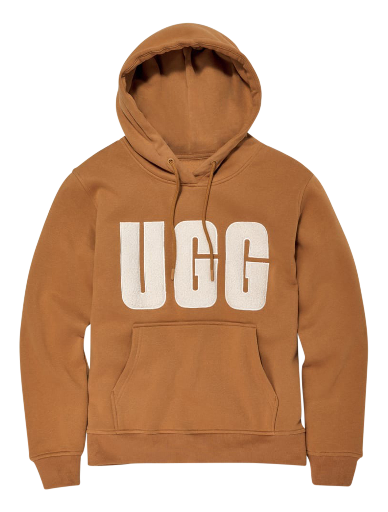Rey UGGfluff Logo Hoodie Chestnut Plaster