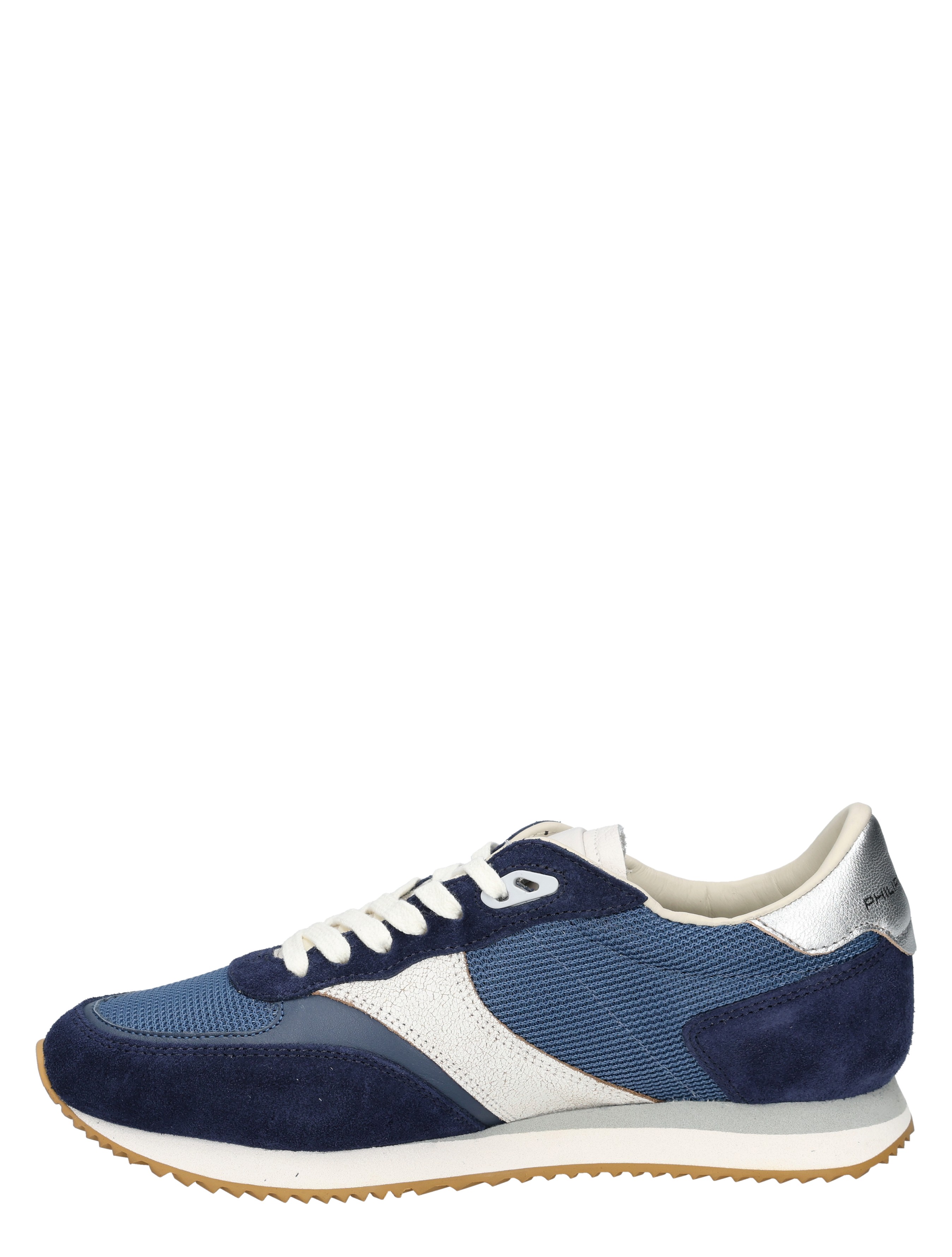 Philippe Model - BVLD Blville Low Woman W009 Mondial Blue Argent - Dames - Sneakers - Lage Sneakers - 49965_33_2