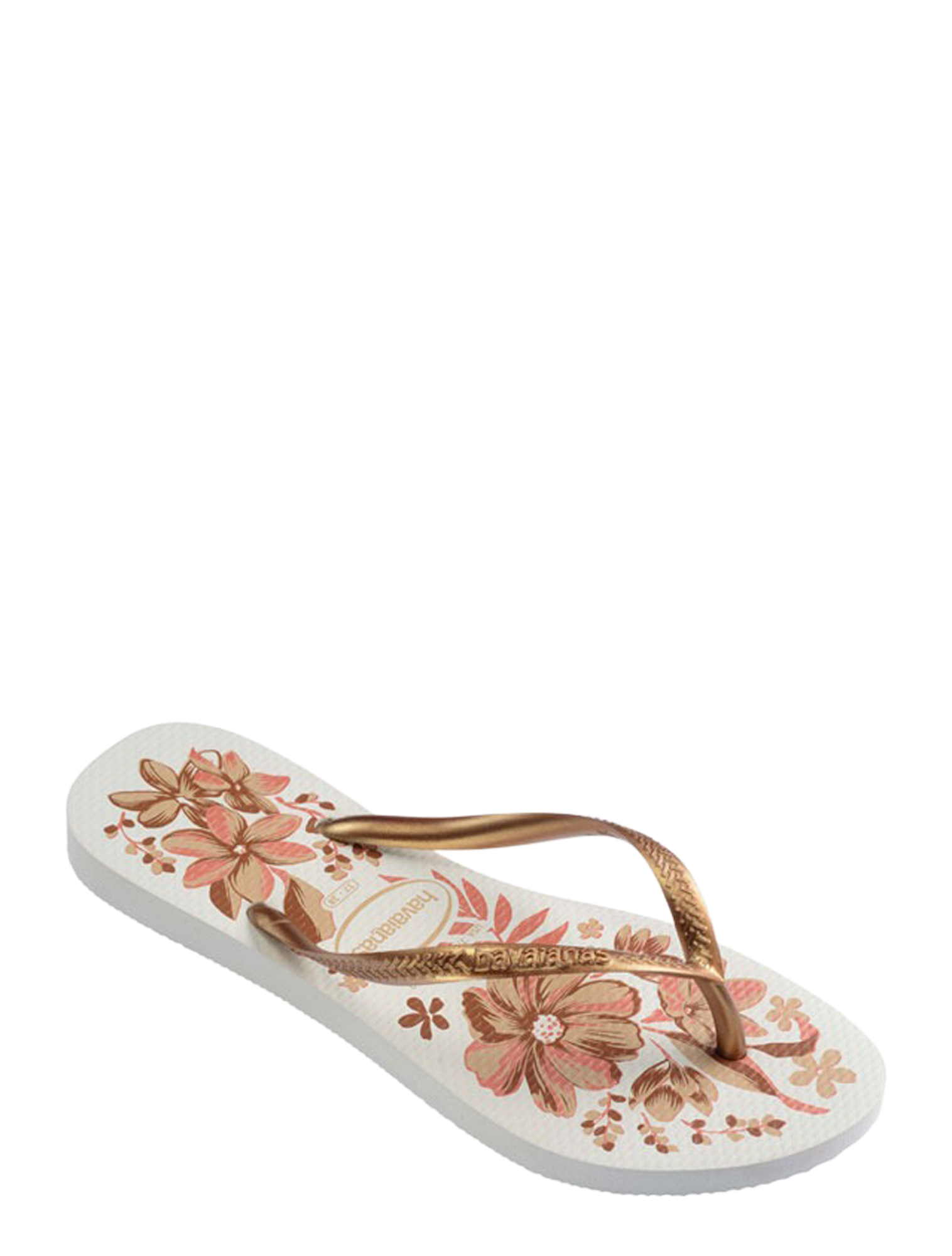 Havaianas - Slim Organic White Golden - Dames - Slippers - 50482_82_2