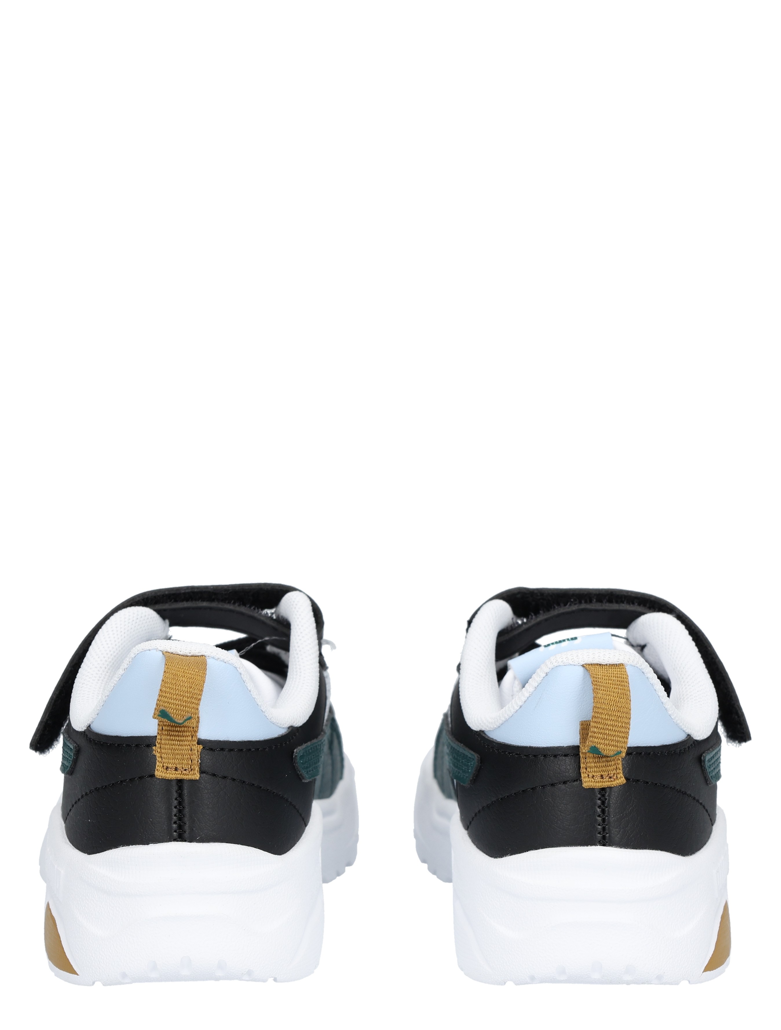 Puma - Trinity Velcro White Green - Meisjes - Jongens - Sneakers - Lage Sneakers - Lage Sneakers - Sneakers - 48090_86_6