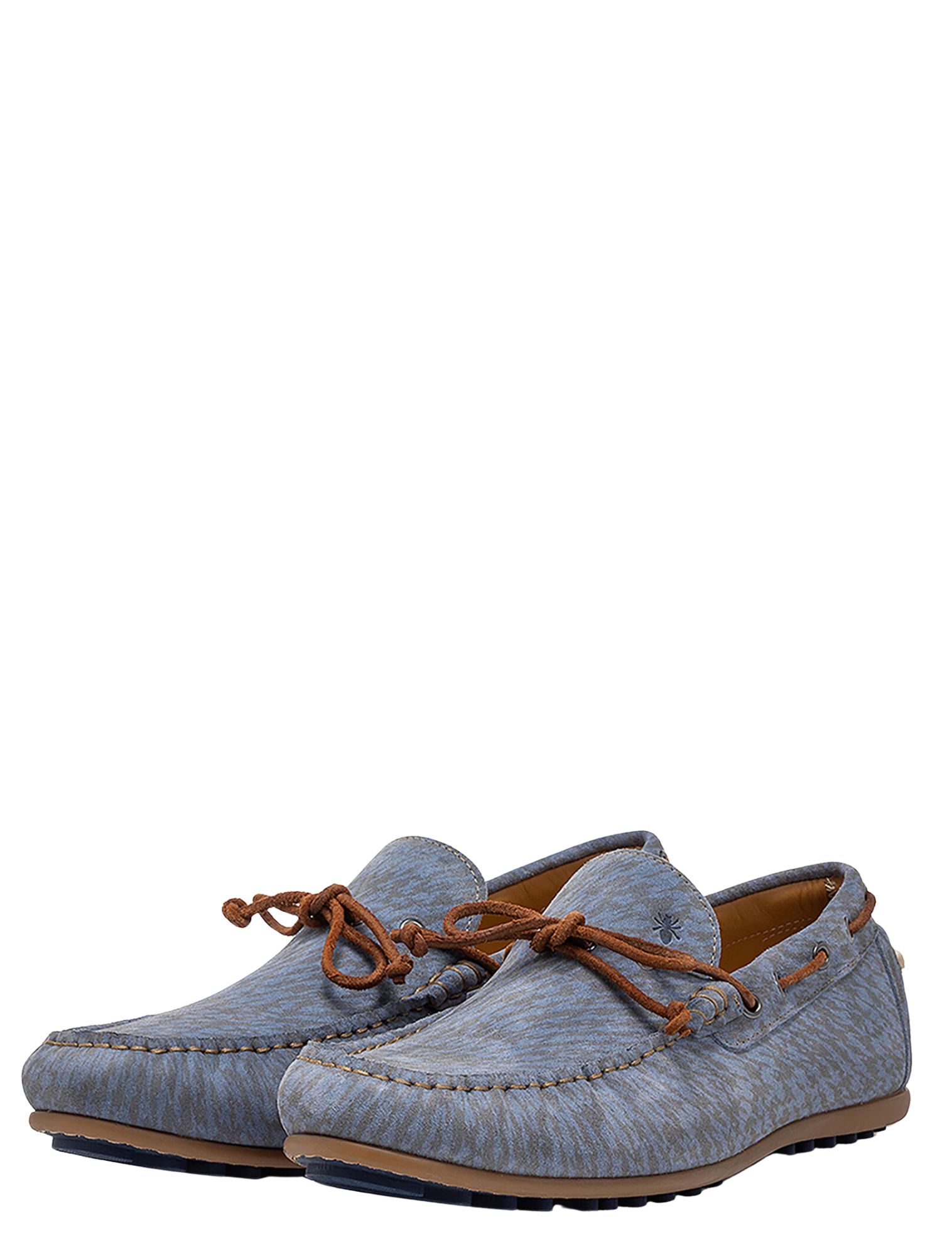 Floris van Bommel - De Drijver 40031 01.11 Light Blue H-Wijdte - Heren - Bootschoenen - 51467_03_2
