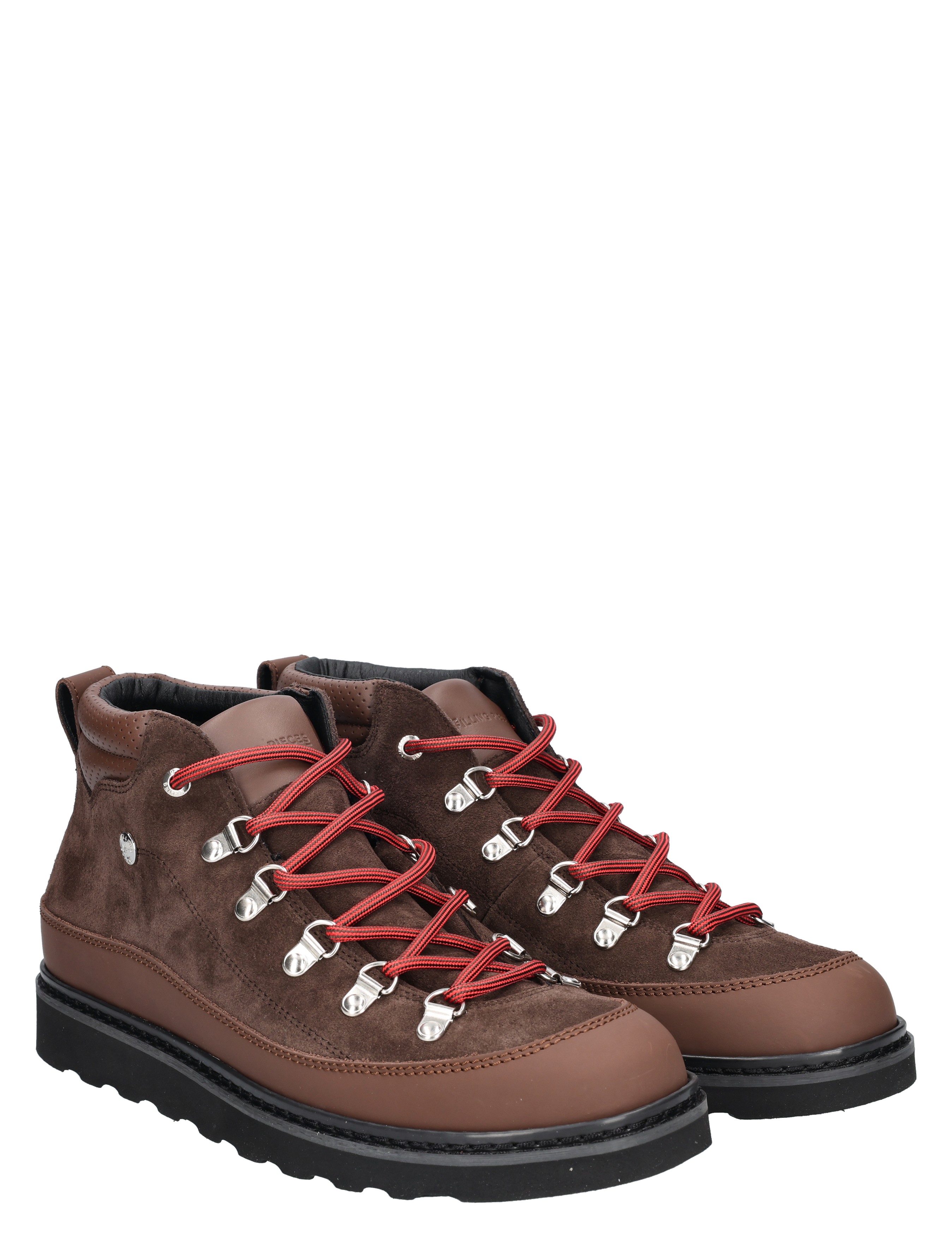 hikeschoenen, bruine schoenen, suède, veters, rubberzool