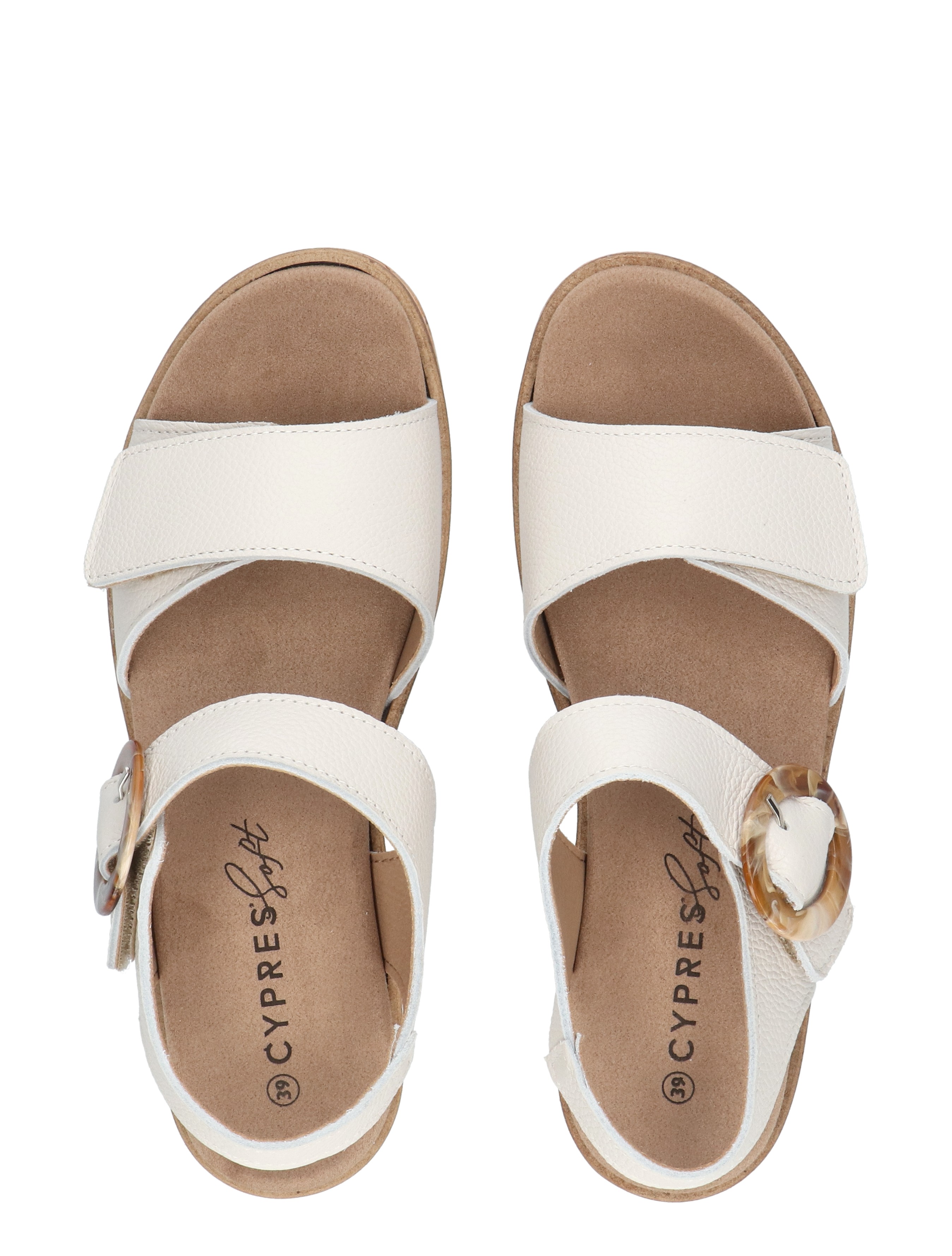 Cypres Soft - Wanda 2615614 545 Beige Floater 5086 - Dames - Sandalen - 50850_77_7