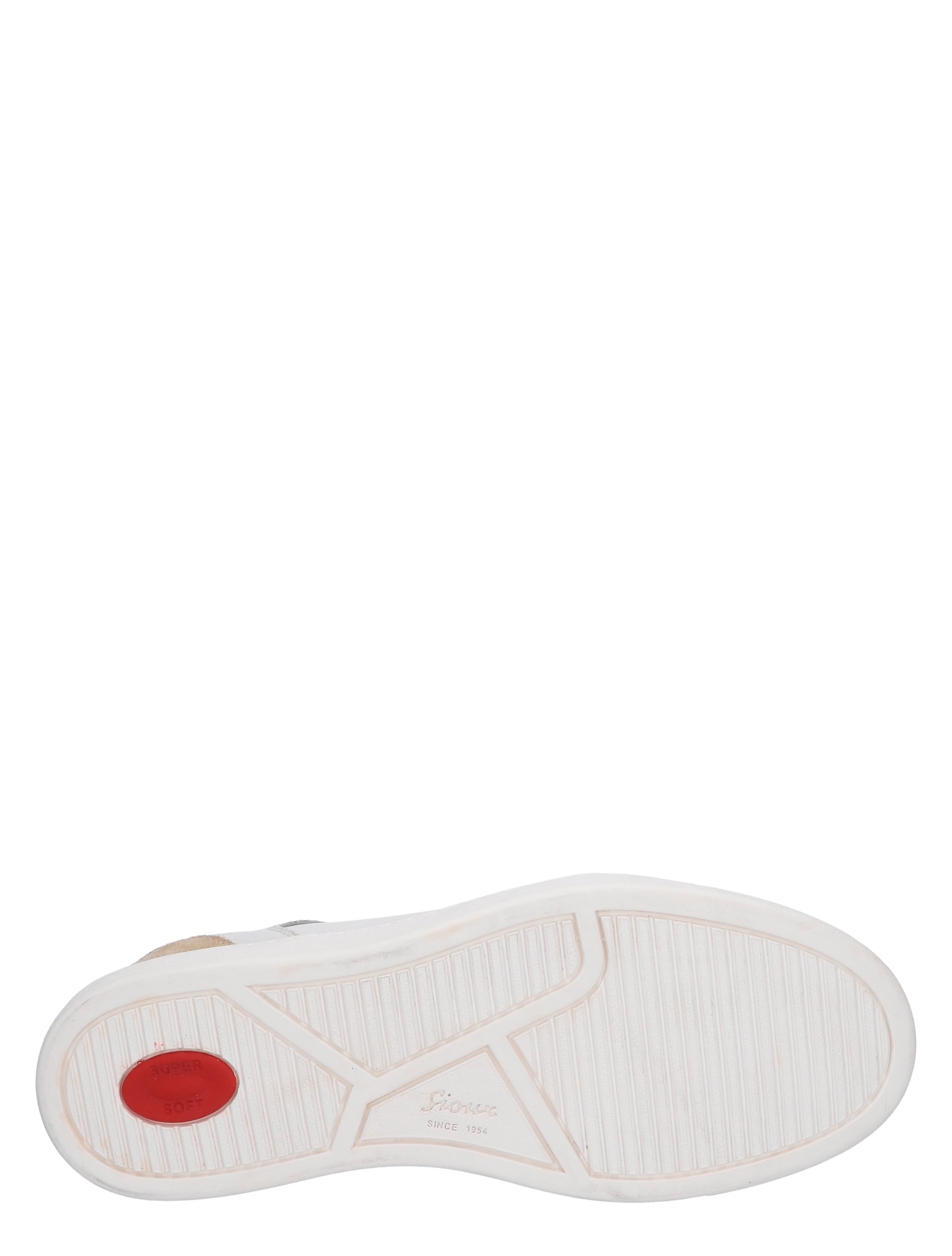 Sioux - Tertulio 12212 Beige White H-Wijdte - Heren - Veterschoenen - Casual Veterschoenen - 47451_78_8