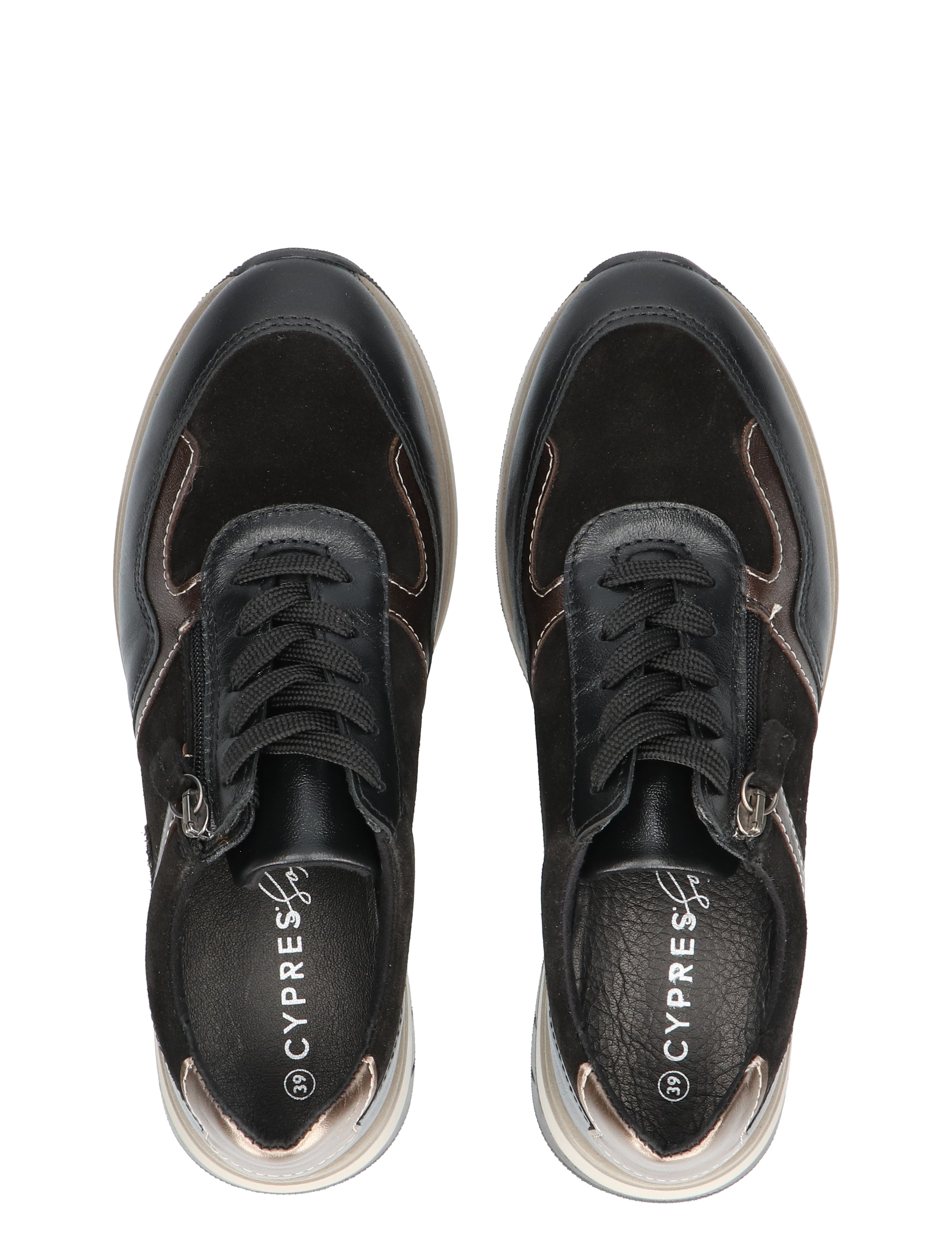 Cypres Soft - Yael Black - Dames - Veterschoenen - Casual Veterschoenen - 48997_11_7