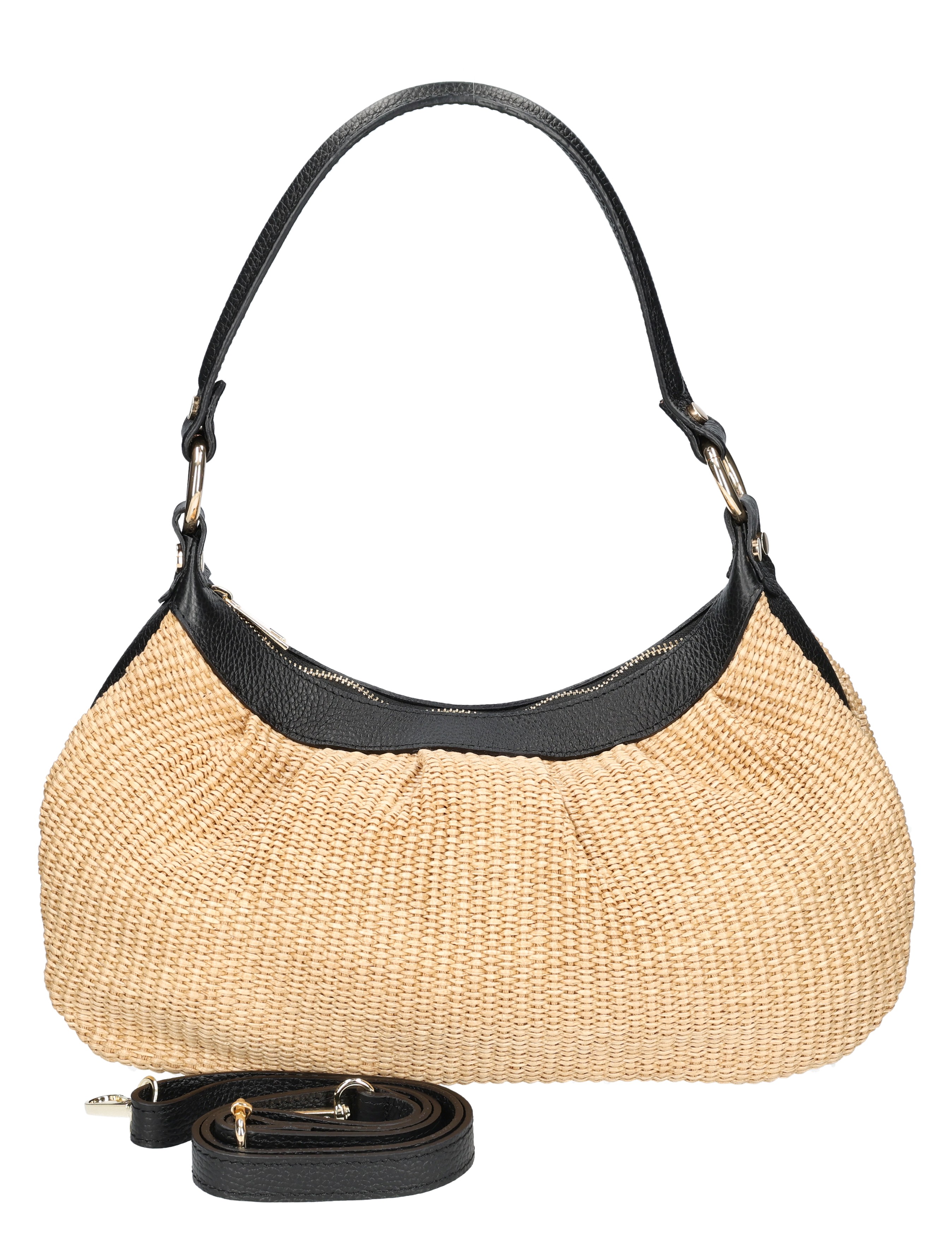 tasje, handtas, rieten label, woven bag, schoudertas