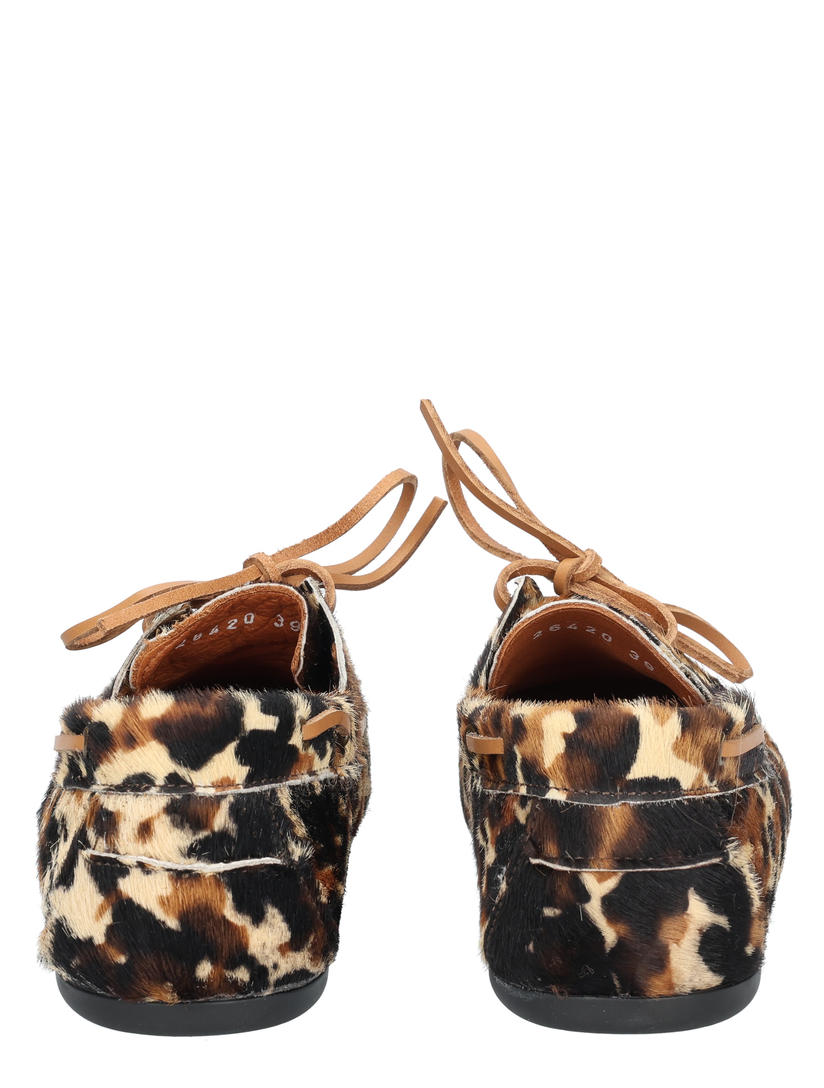 Miss Behave - Xanthi Dark Brown Multi Ponyhair - Dames - Loafers - 50764_22_6