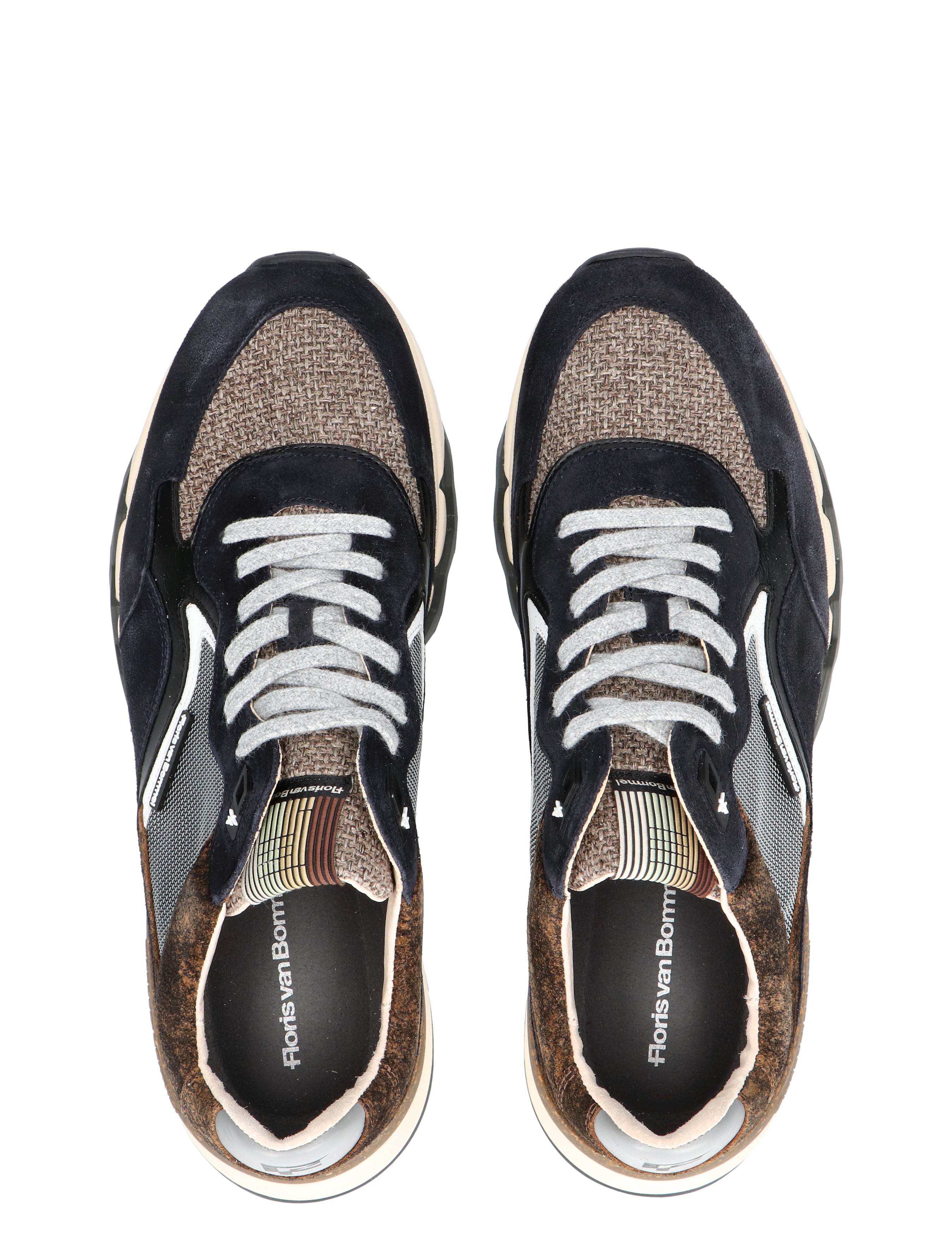 Floris van Bommel - De Zager SFM-10178 41-01 Dark Blue G+ Wijdte - Heren - Lage Sneakers - Sneakers - 49303_32_7