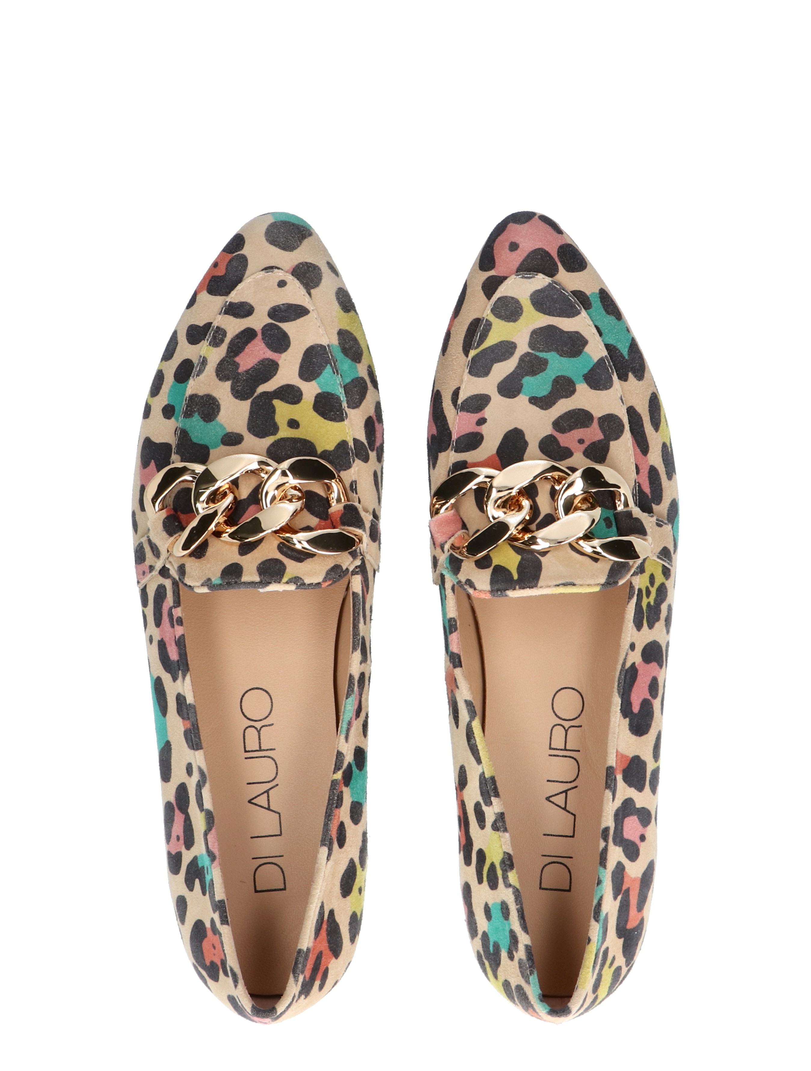 Di Lauro - Wiltine Multi Color Leopard - Dames - Loafers - 47627_59_7