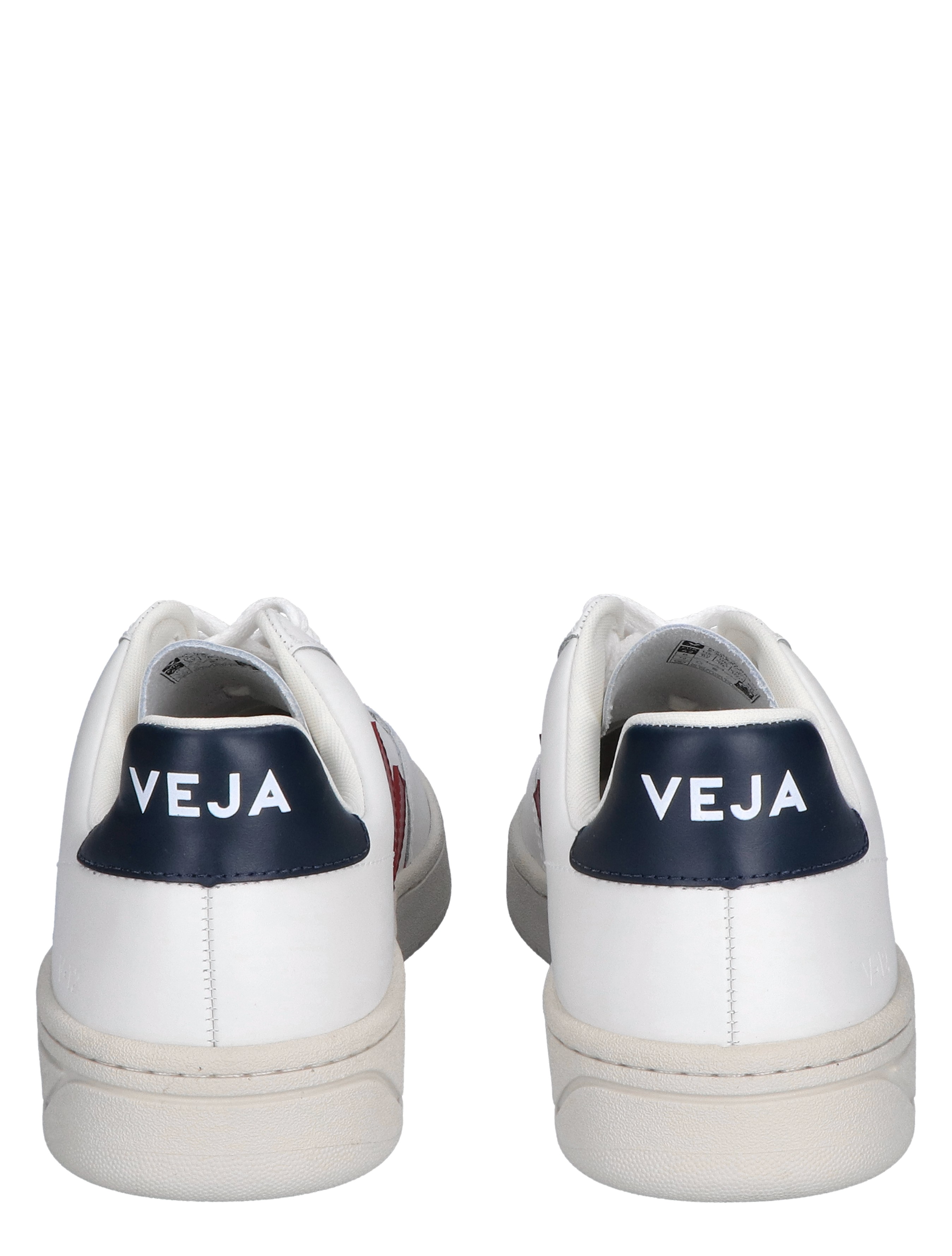 V-12 Men Leather White Blue