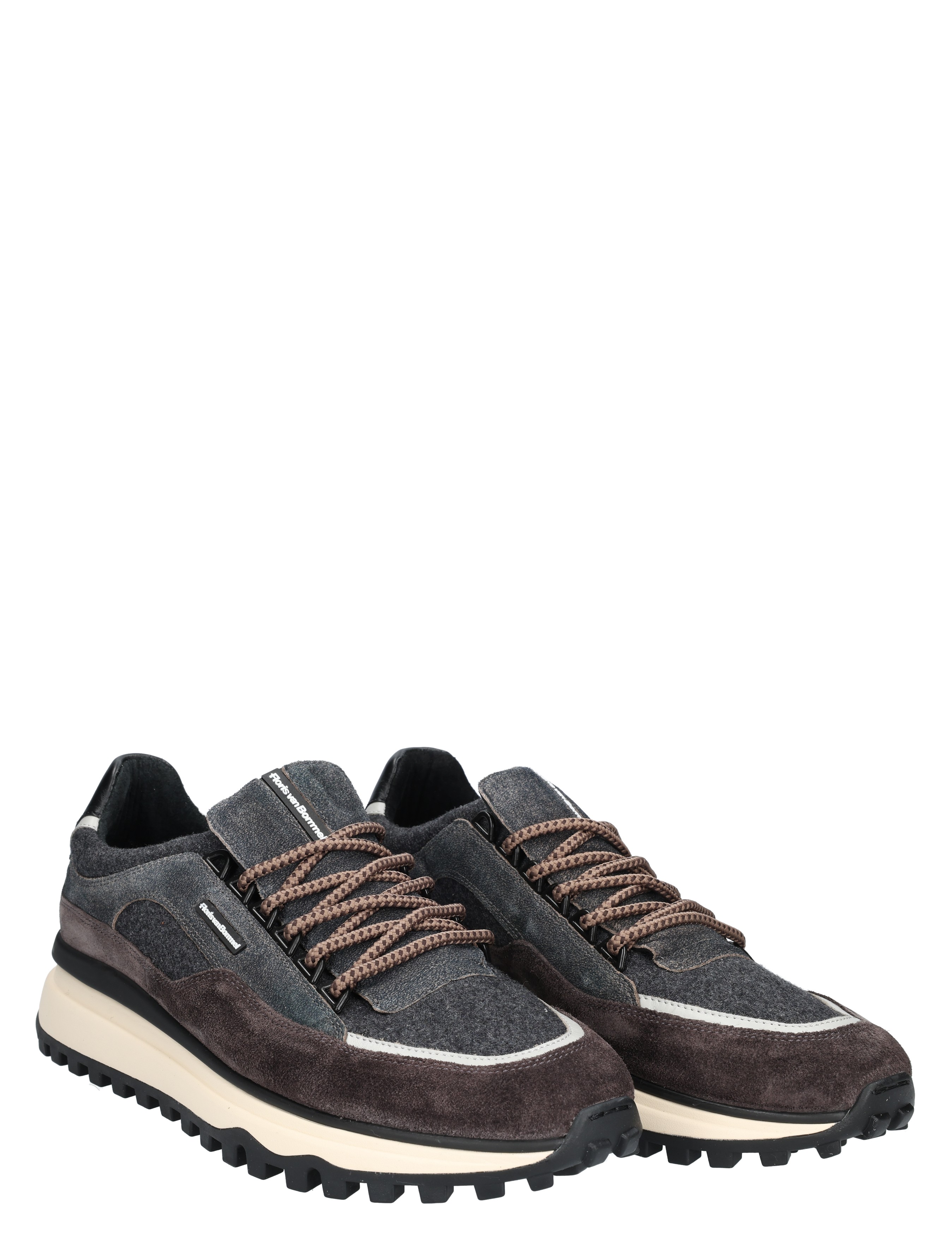 Floris van Bommel - De Gripper SFM-10248 31-01 Dark Grey G+ Wijdte - Heren - Lage Sneakers - Sneakers - 49304_29_5