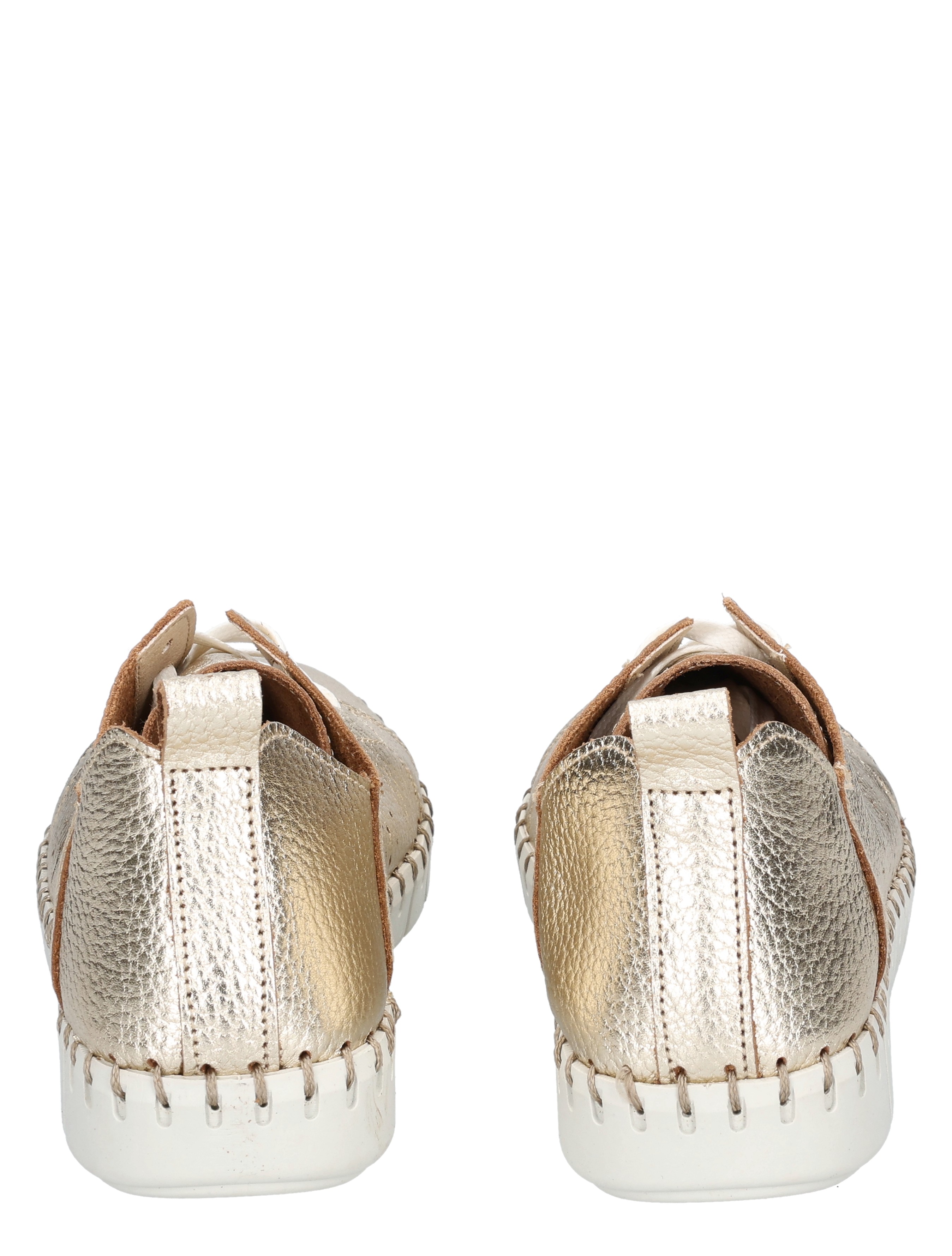 daisy, sandalen, slip-on, metallic, leren
