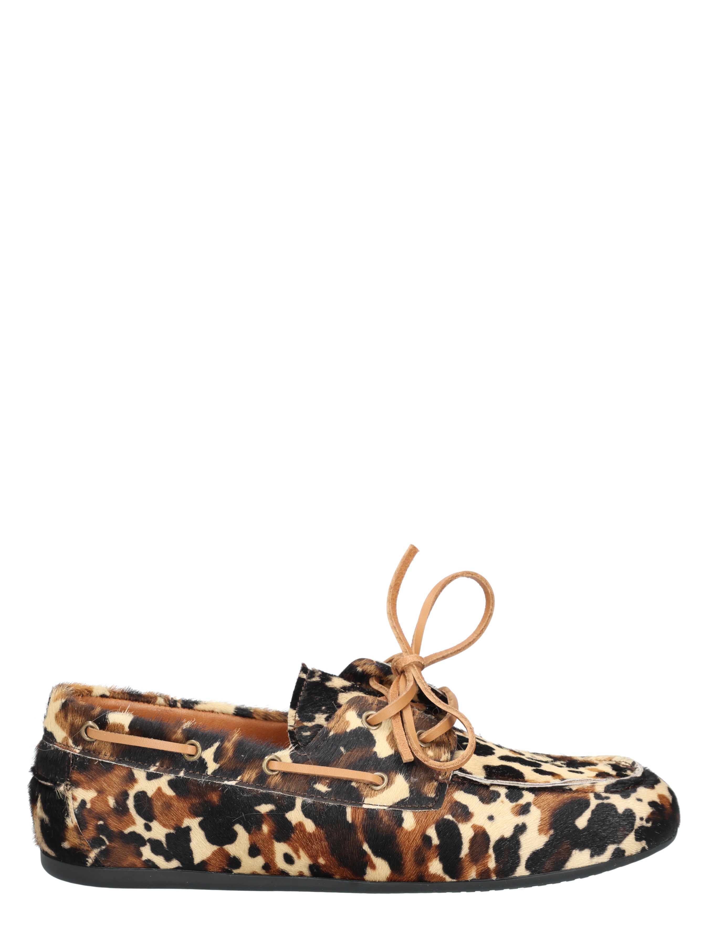 Miss Behave - Xanthi Dark Brown Multi Ponyhair - Dames - Loafers - 50764_22_1