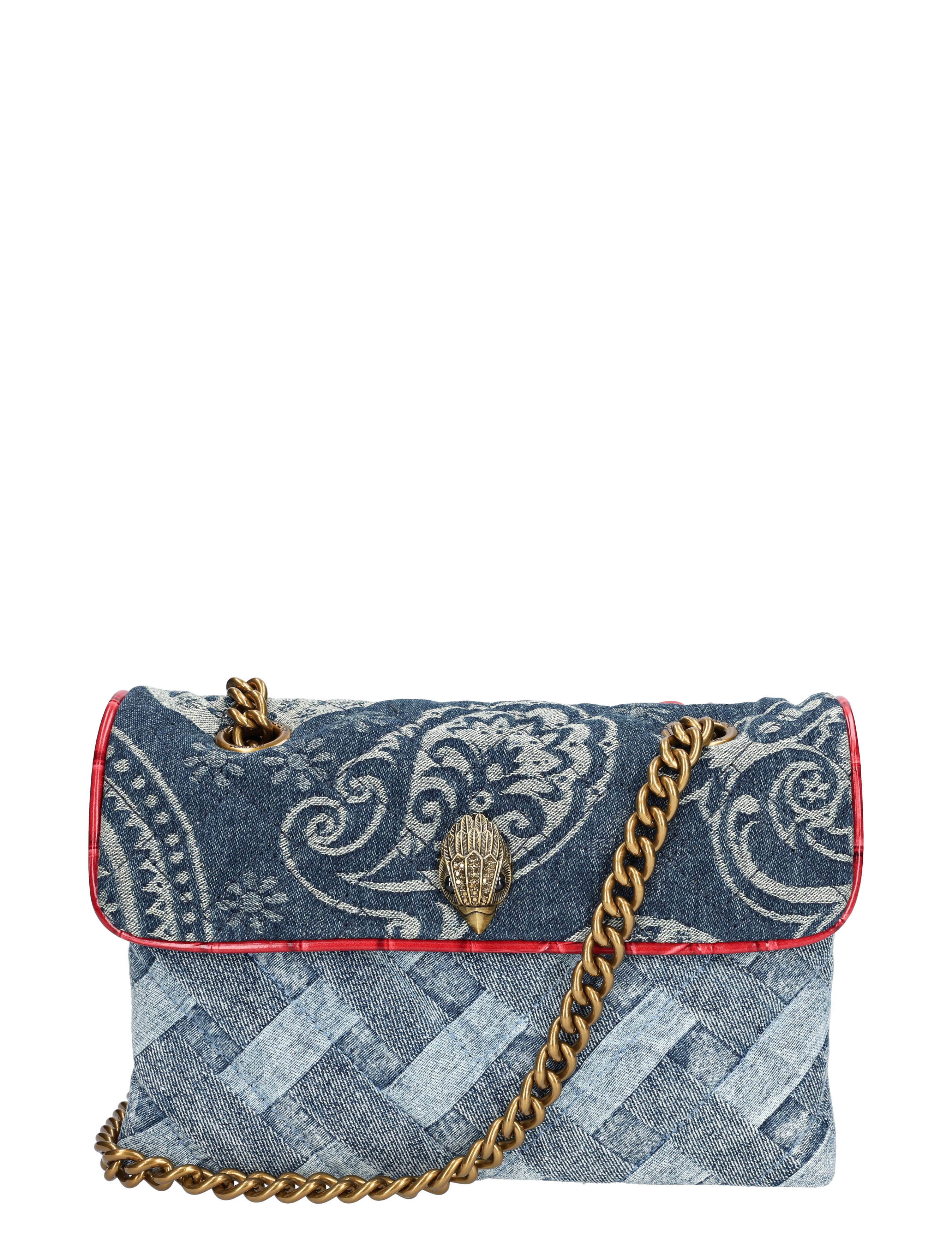 Kurt Geiger - Kensinton Bag Denim Denim - Dames - Schoudertassen - 47980_33_1