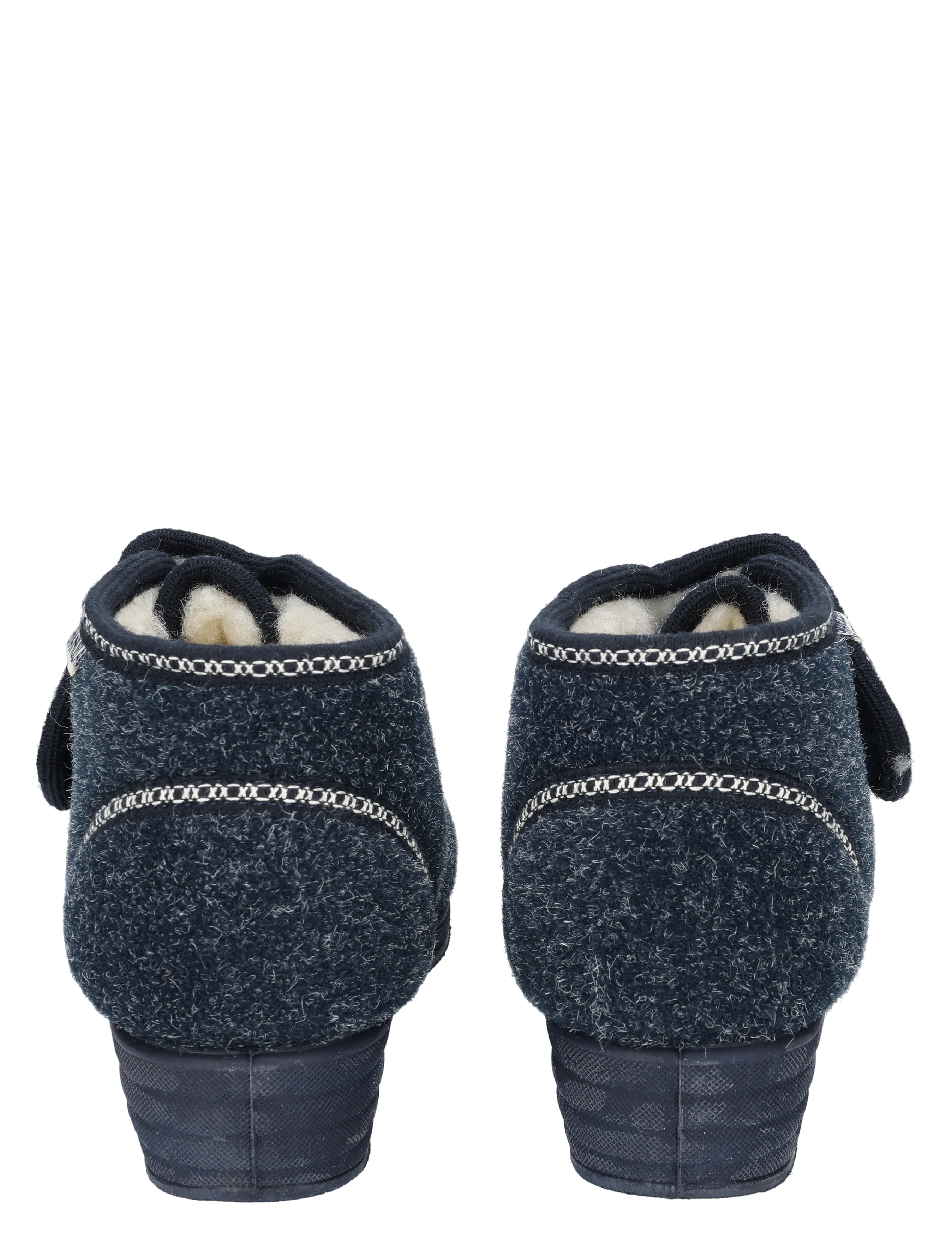 slippers, boots, denim, shearling, stitching