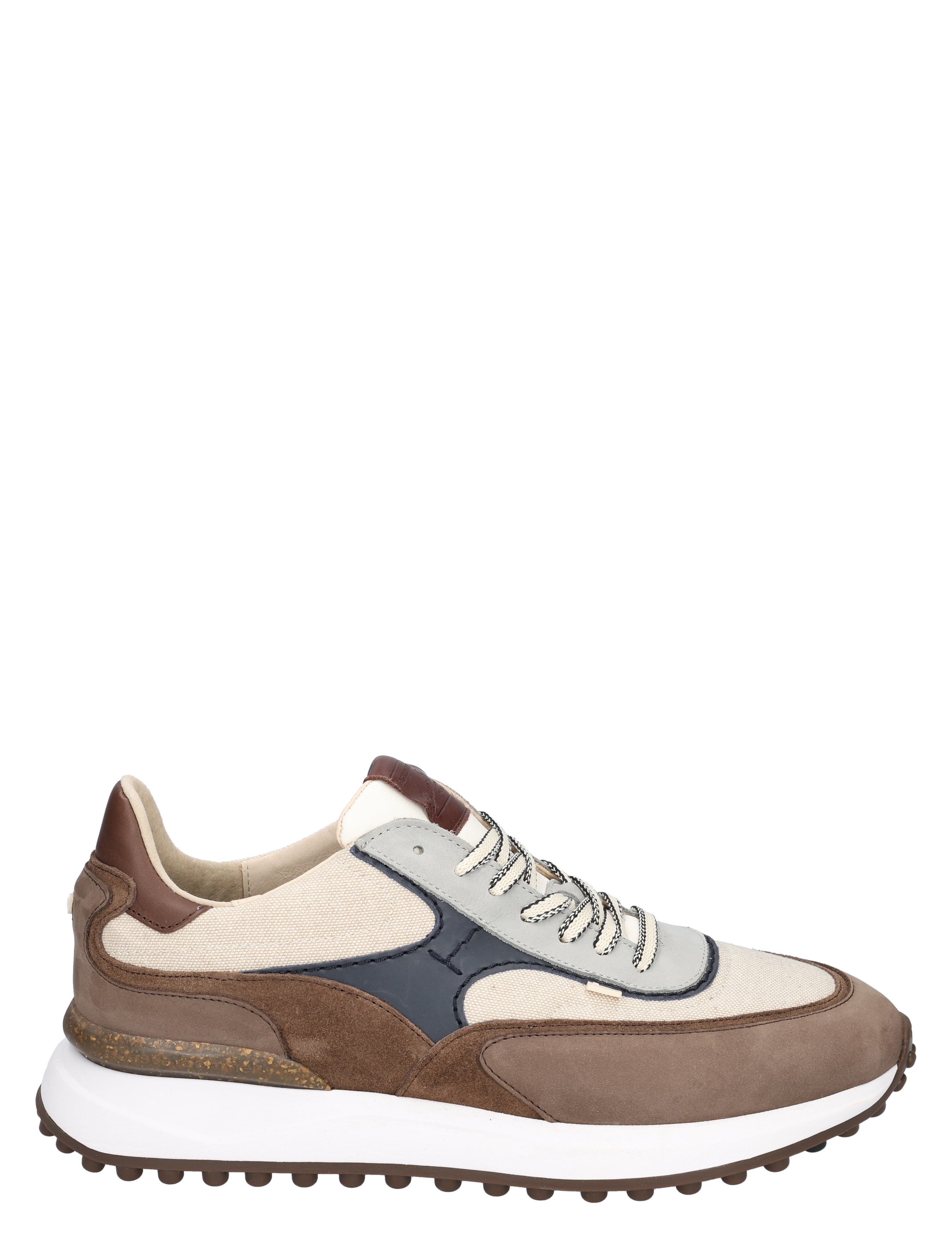 Floris van Bommel - Noppi 10207 26-01 Naturel G+ Wijdte - Heren - Lage Sneakers - Sneakers - 50659_27_1