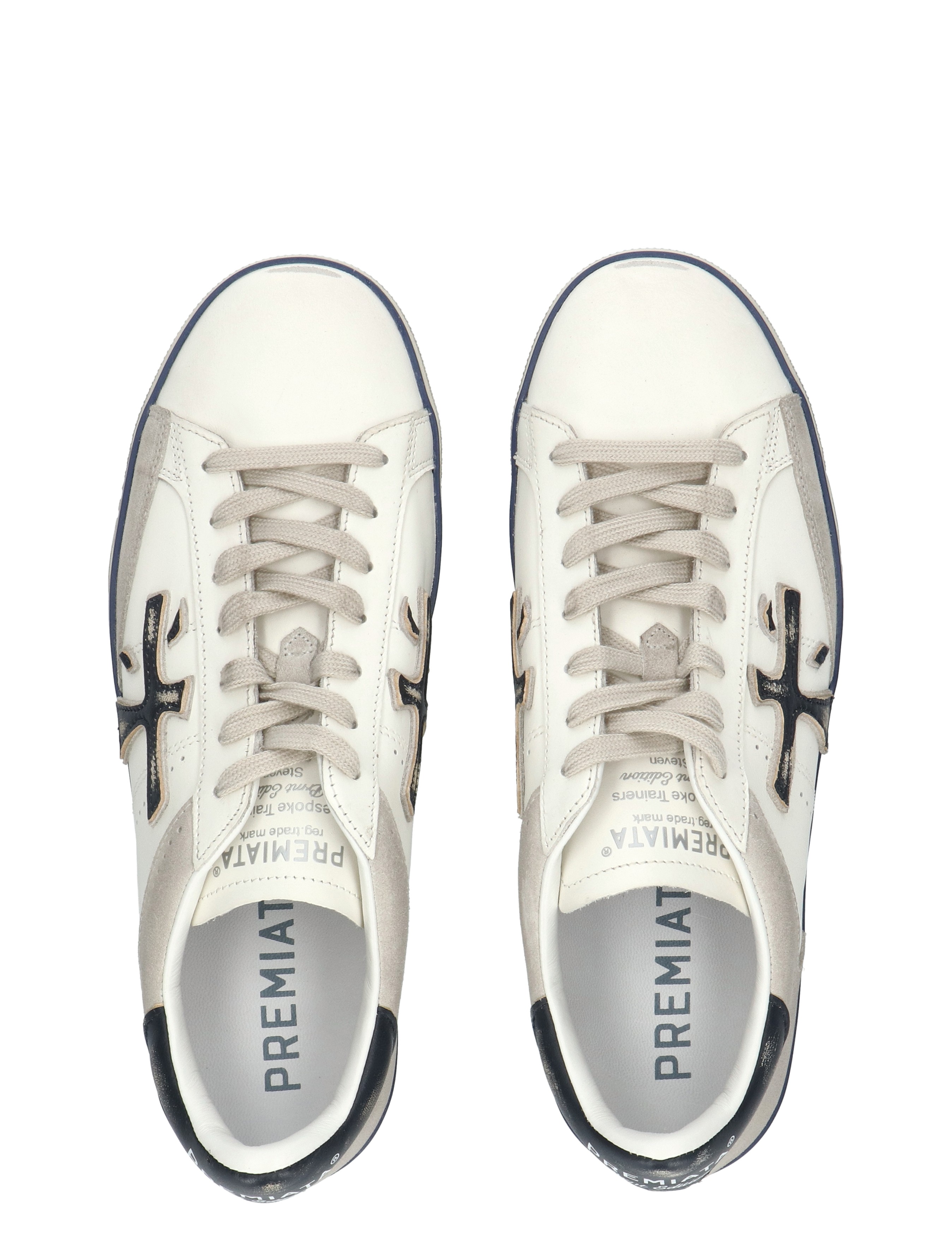 Premiata - Steven Men 7285 White Beige - Heren - Lage Sneakers - Sneakers - 50185_87_8