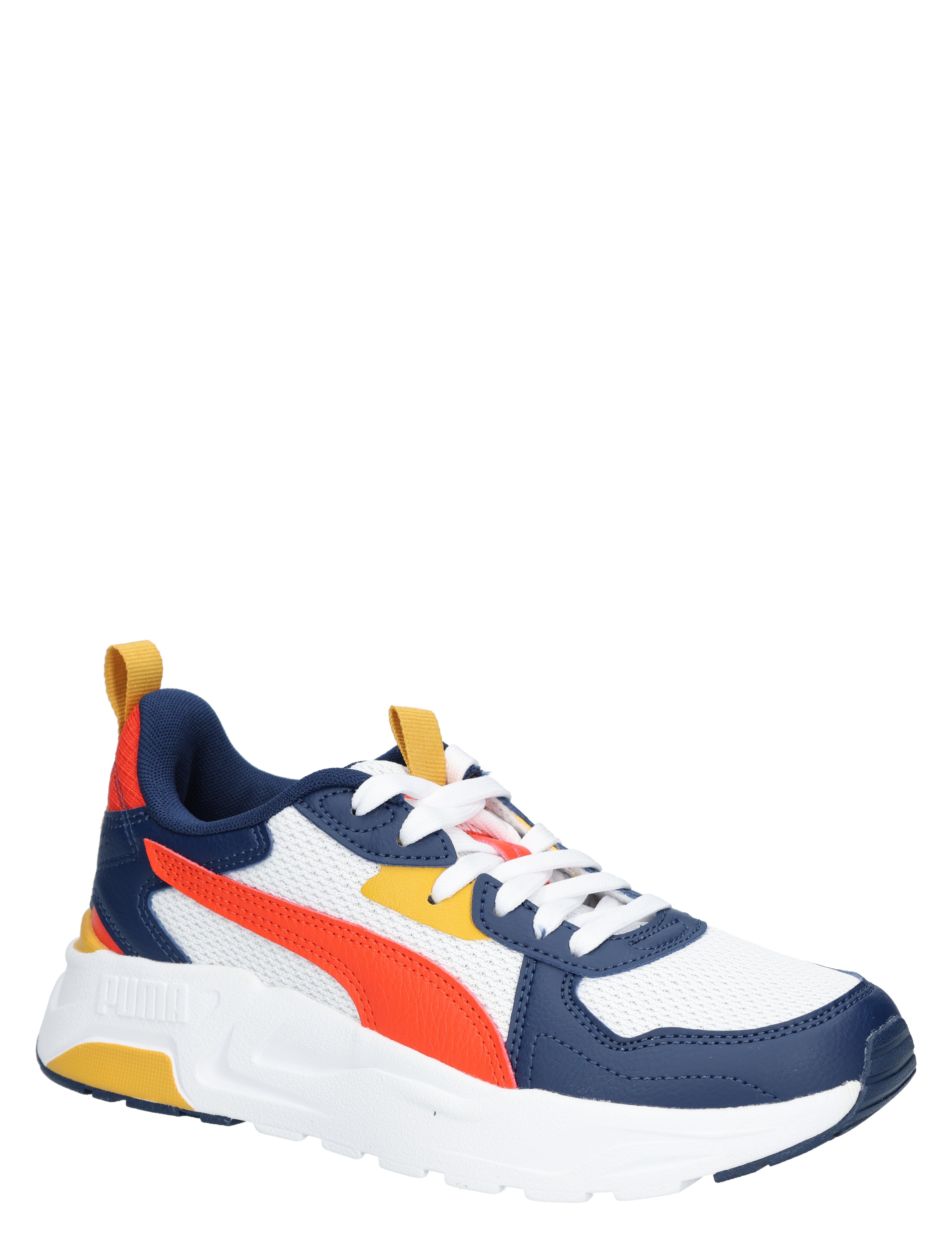 Puma - Trinity 17 White Red Blue - Meisjes - Jongens - Sneakers - Lage Sneakers - Lage Sneakers - Sneakers - 48091_84_3
