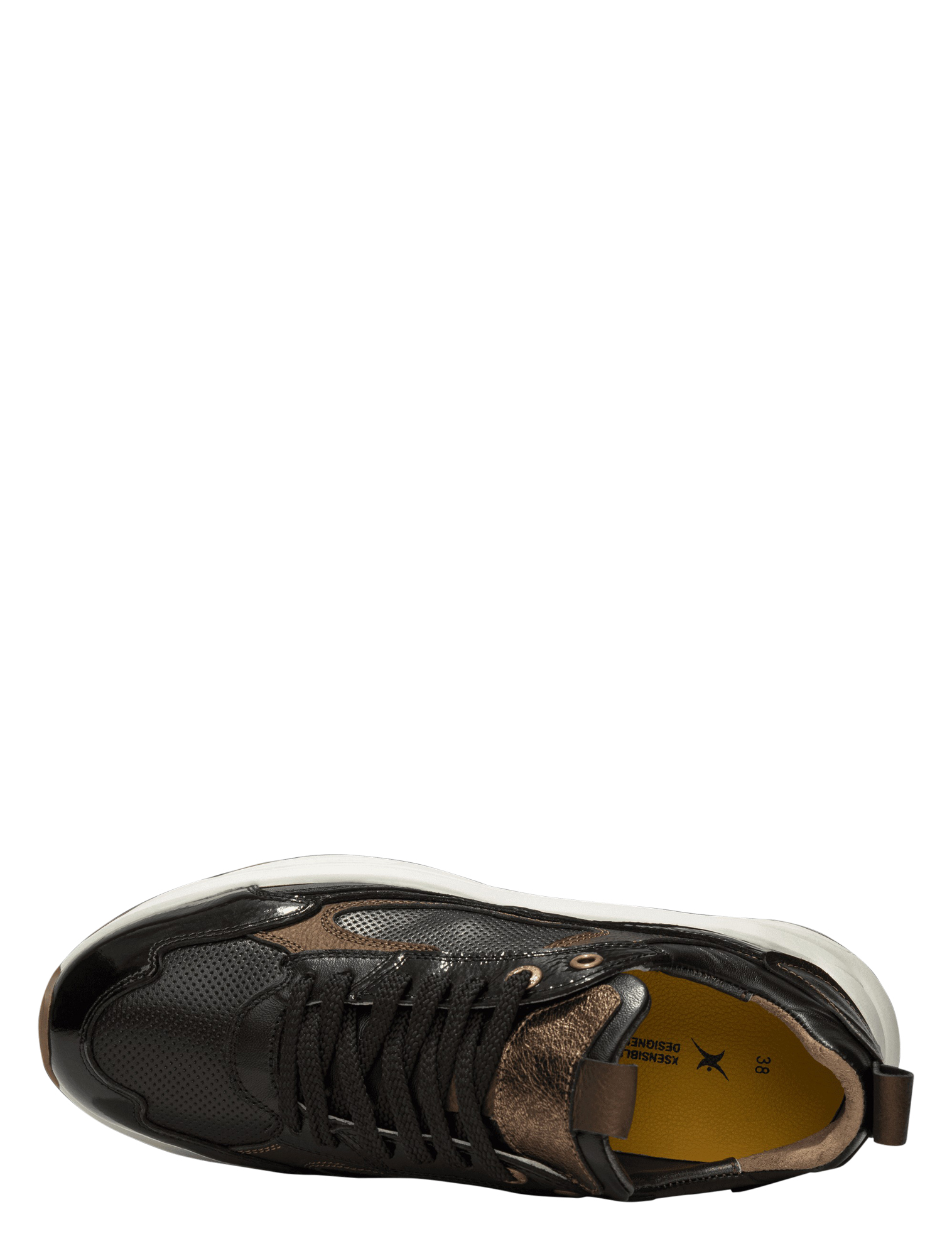 Xsensible - 33004.4 040 Black Combi G-Wijdte - Sneakers - Dames - Lage Sneakers - 50500_11_4