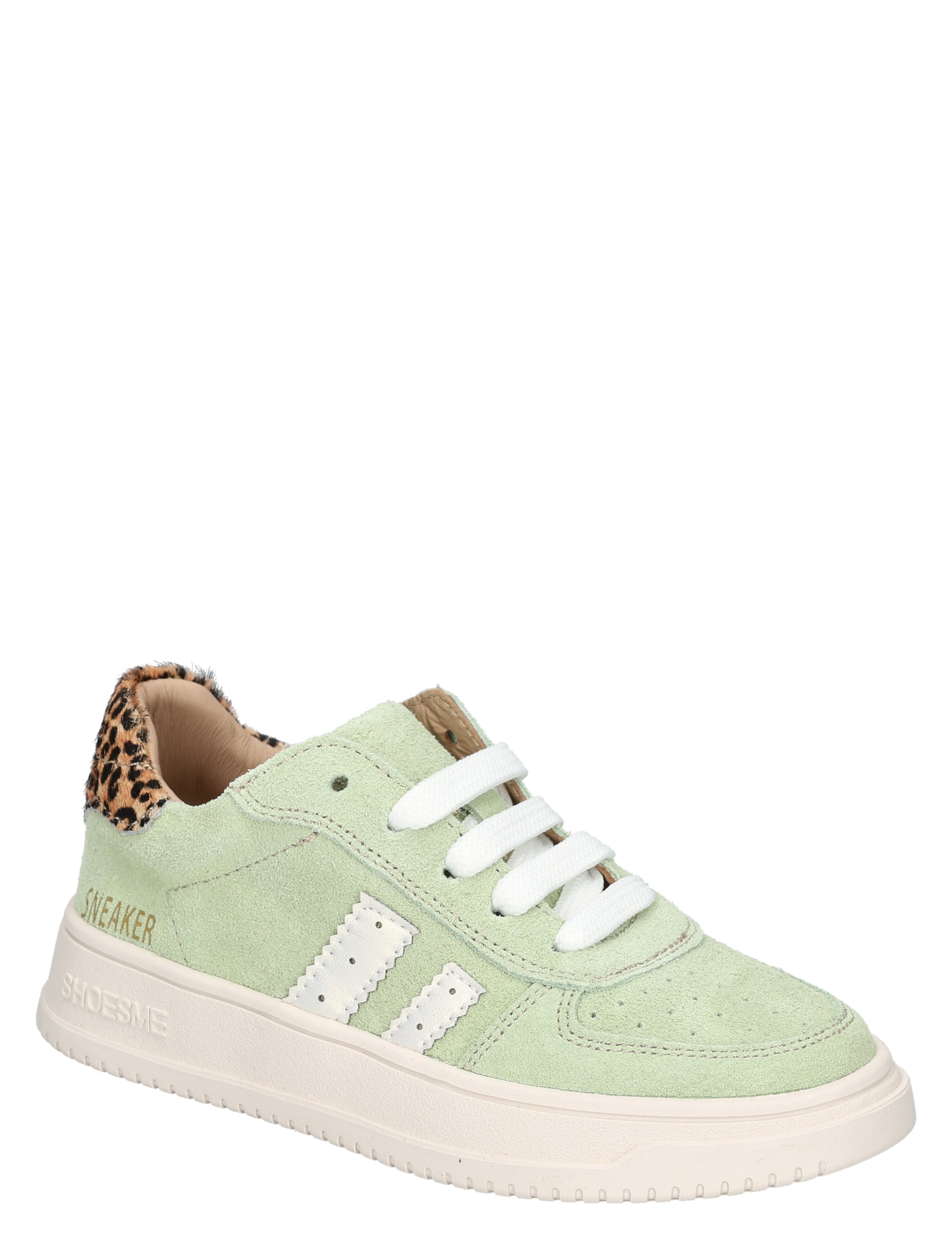 Shoesme - NO26S016 G Green Leopardo - Meisjes - Veterschoenen - 50294_66_3