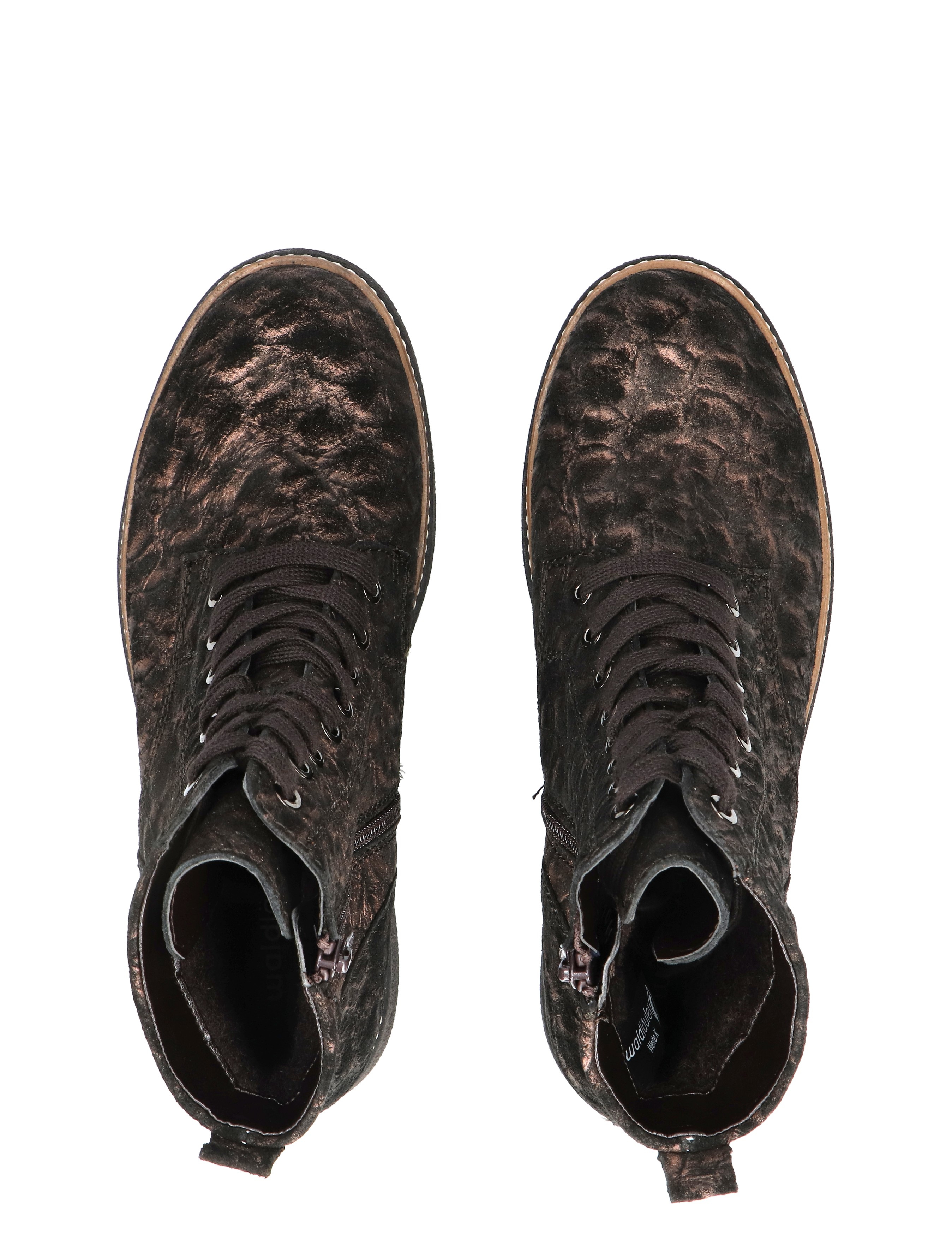 Waldlaufer - 683801 Brown K-Wijdte - Dames - Boots - Veter Boots - 48872_22_7