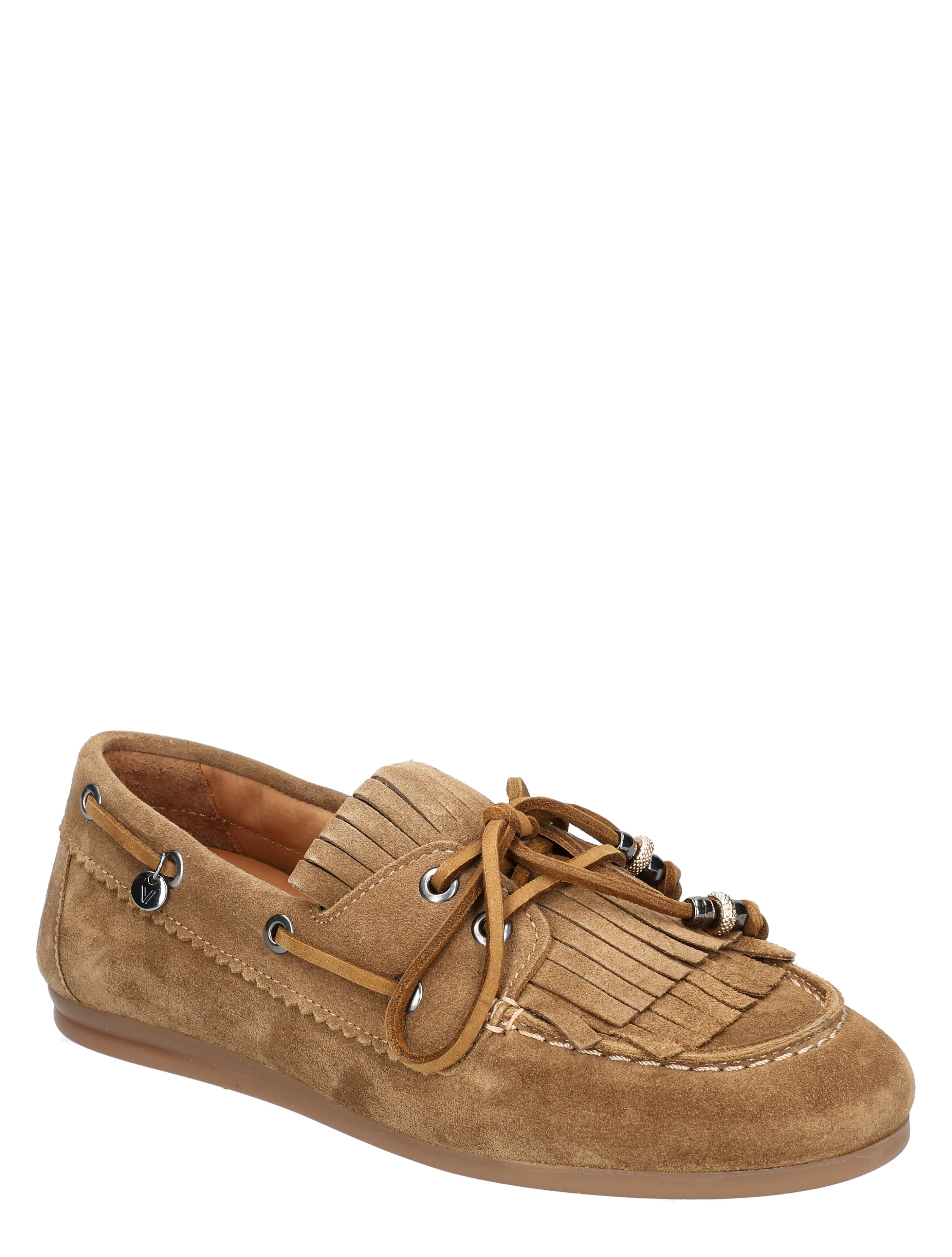skoen, loafers, suede, bruin, veterschoen