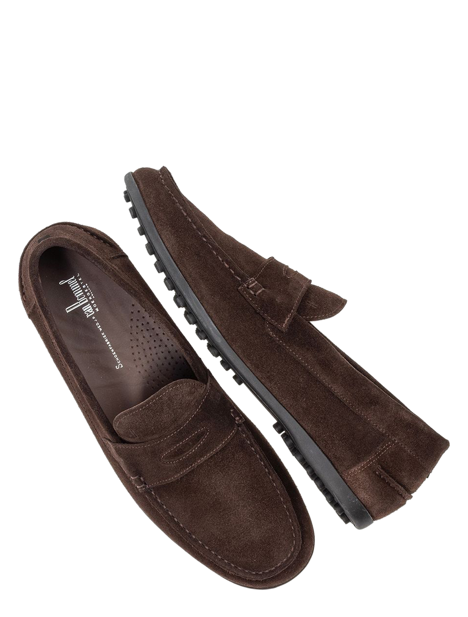 Van Bommel - SBM-40046 01.00 DarkBrown G+ Wijdte - Heren - Moccasins - 51395_22_3