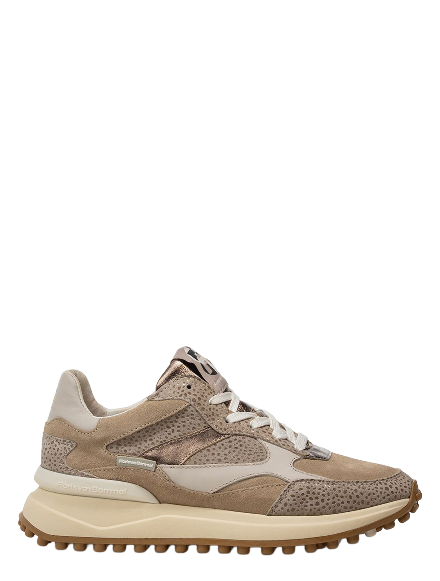 Floris van Bommel - Noppi 10085 41.07 Taupe - Sneakers - Dames - Lage Sneakers - 51474_02_1