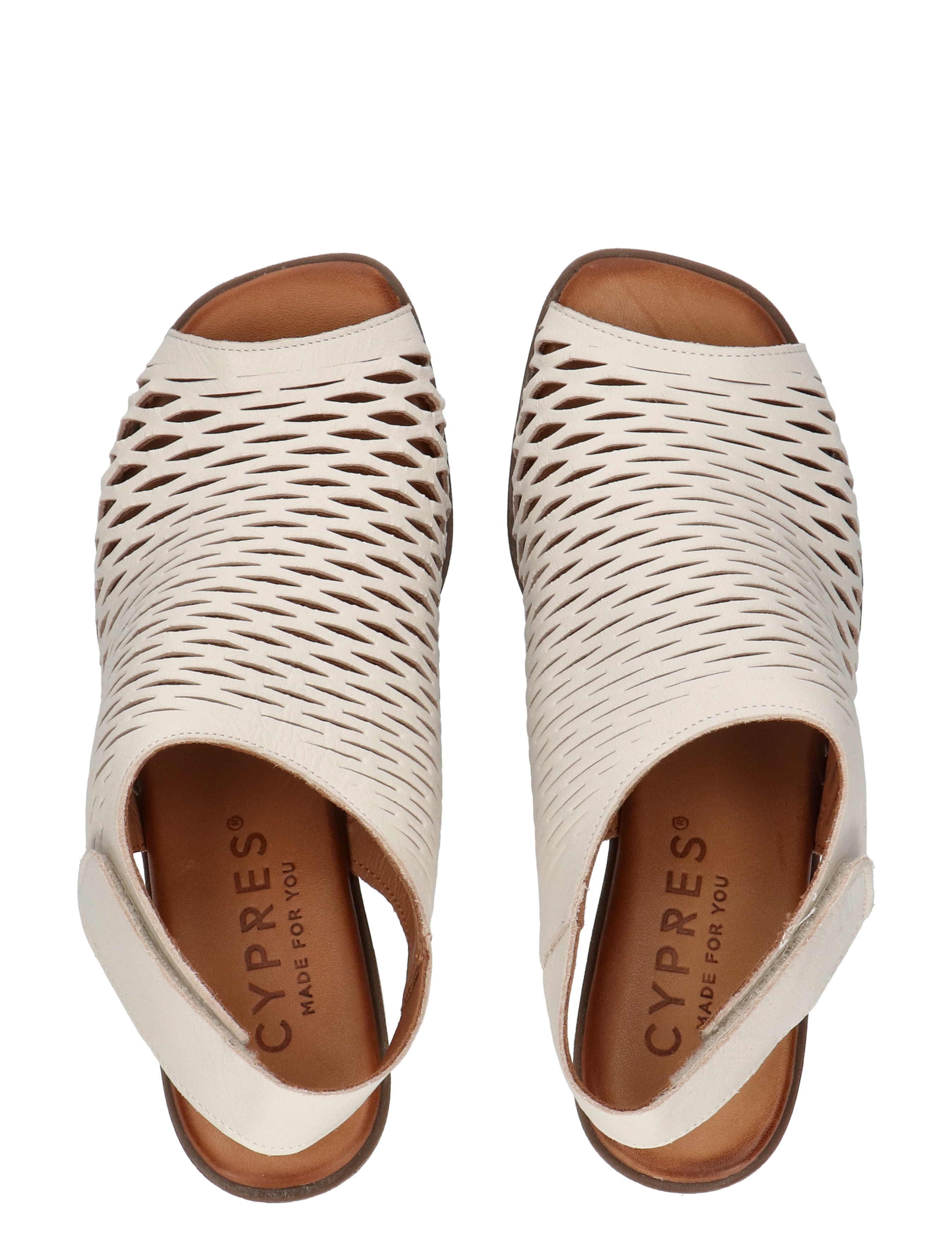 Cypres - Tizia 2616168 Crema - Dames - Sandalettes - 50857_88_7