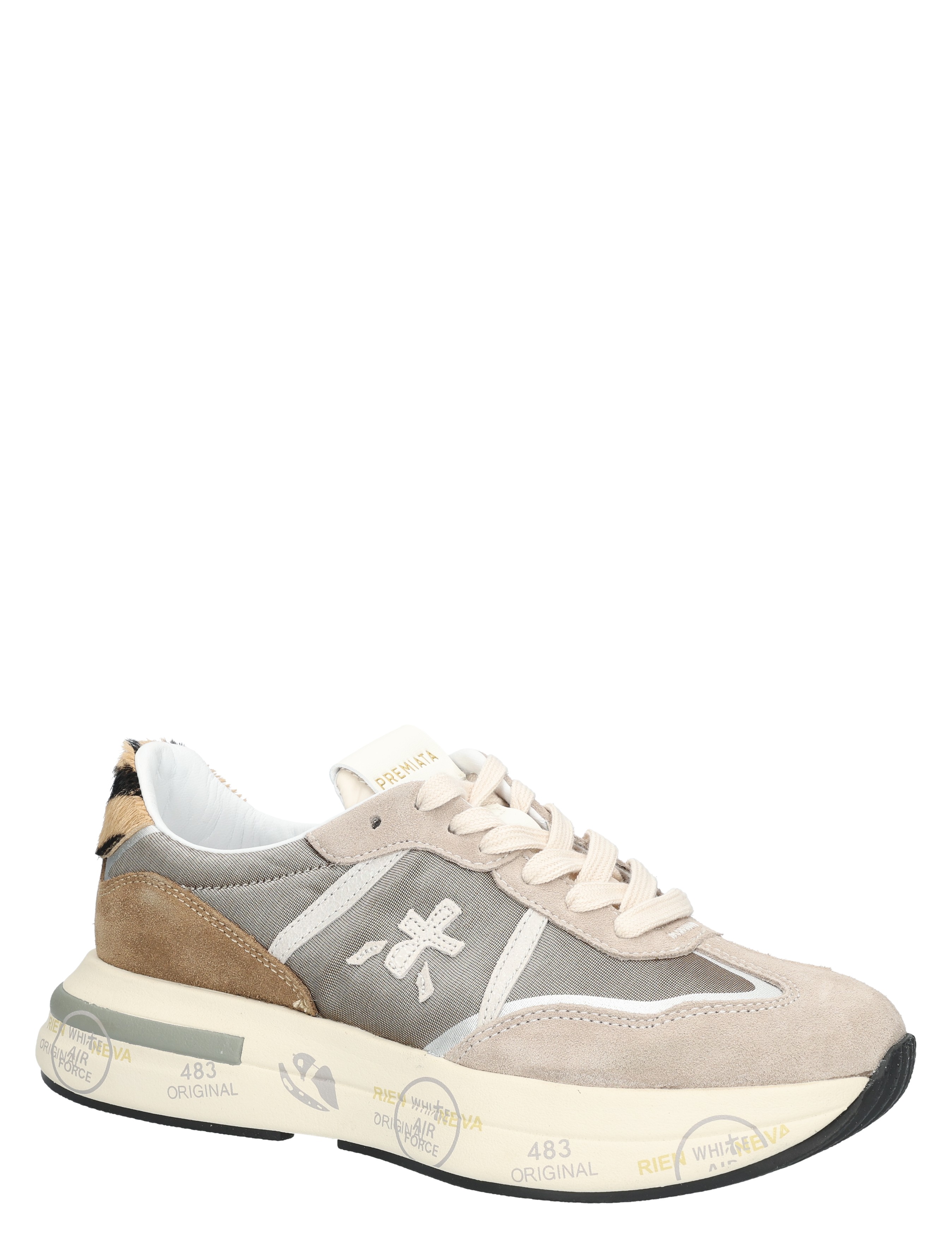 Premiata - Cassie Women 7675 Beige - Sneakers - Dames - Lage Sneakers - 48269_77_3