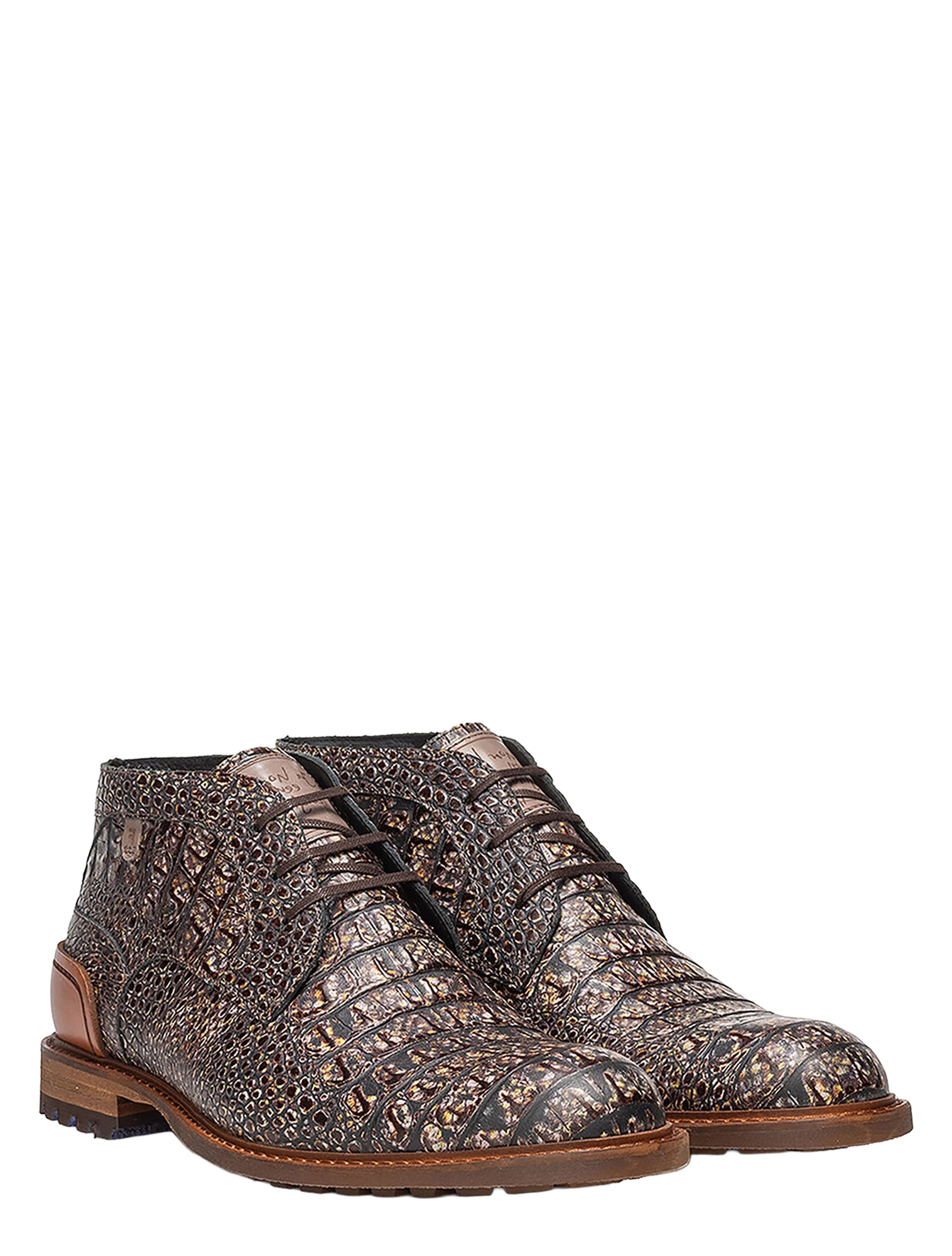 Floris van Bommel - Crepi SFM-50159 34-01 Taupe H-Wijdte - Heren - Boots - Veter Boots - 50140_77_2