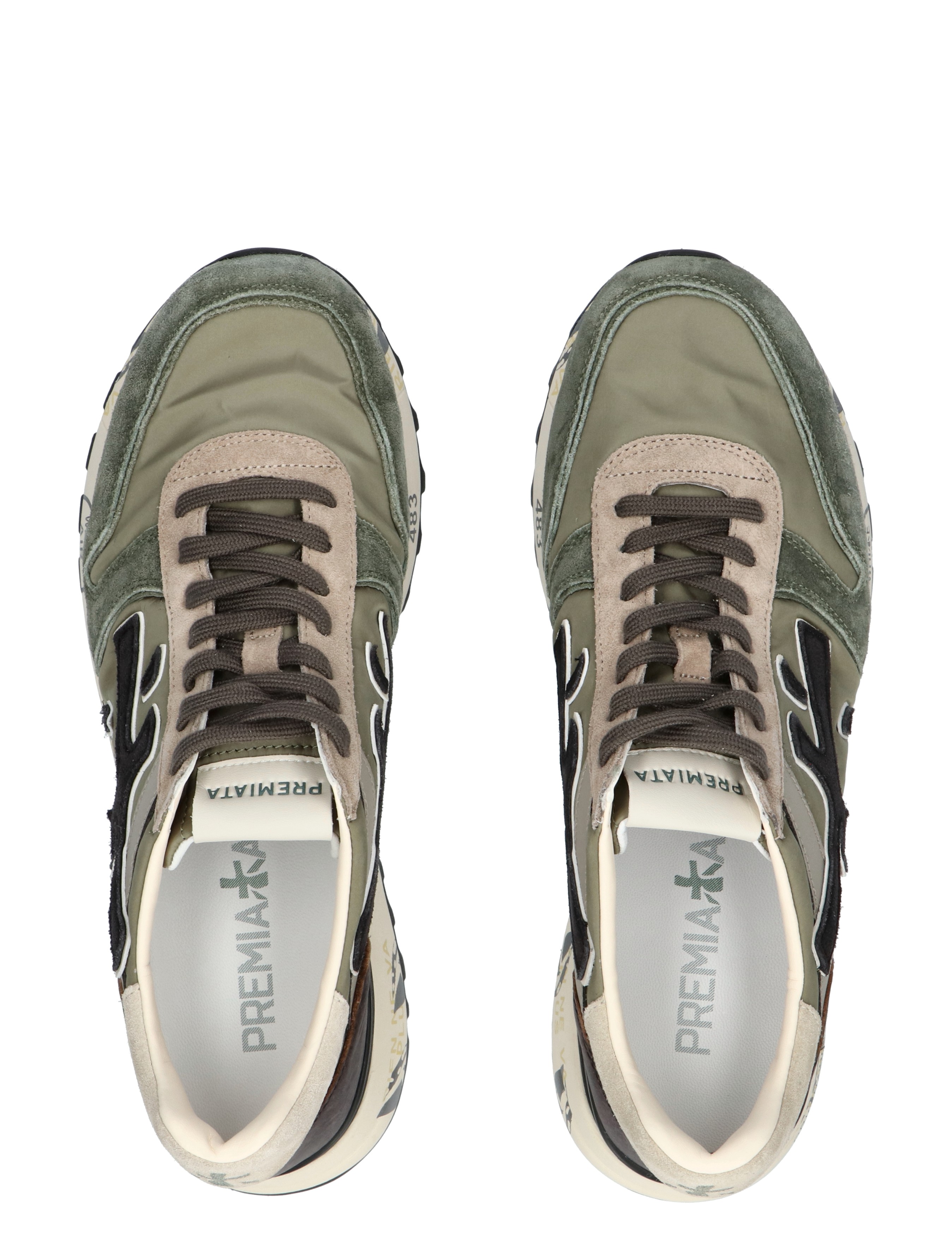 Premiata - Mick Men 6870 Green - Heren - Lage Sneakers - Sneakers - 45568_66_7