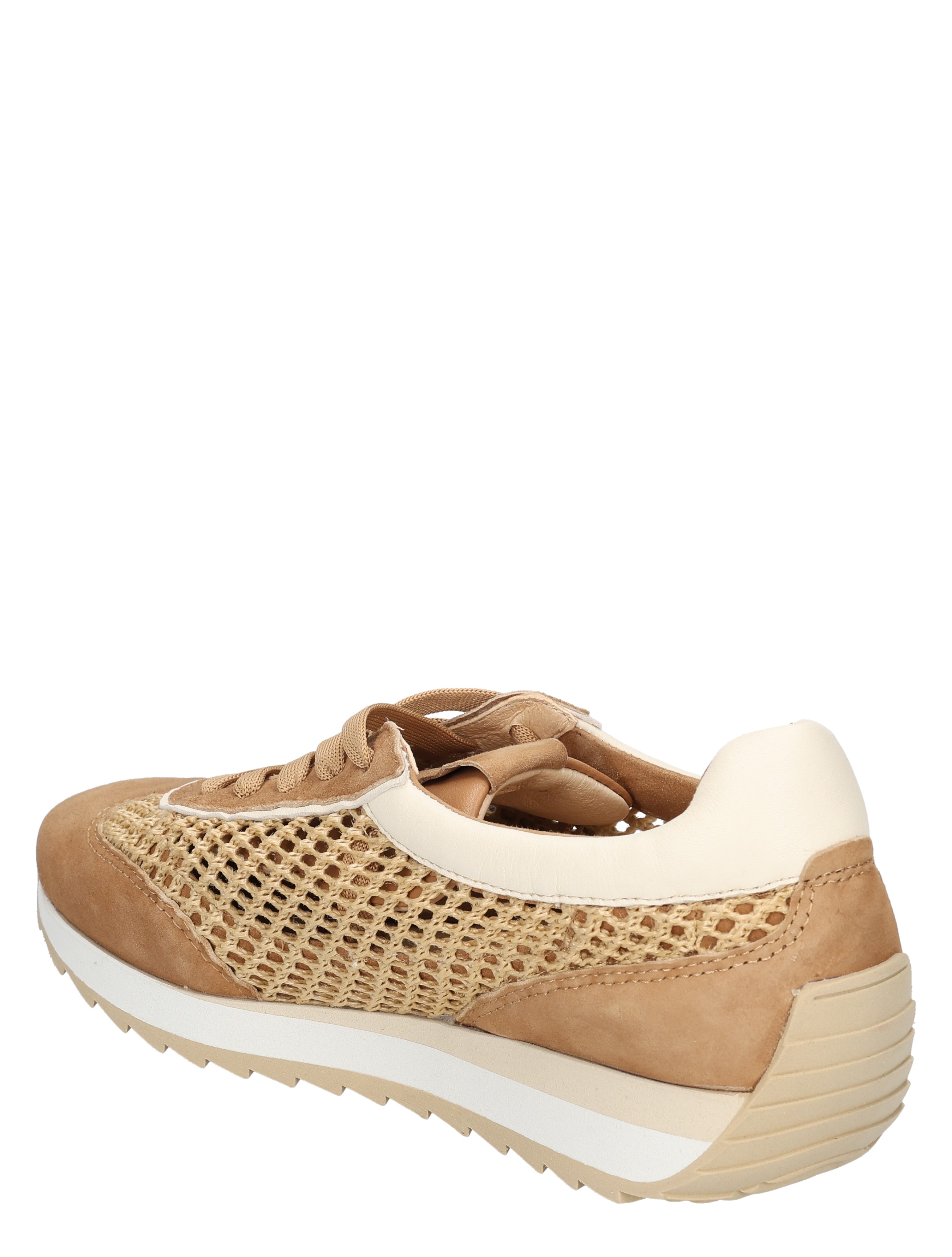 Softwaves - 9.32.29 009 Velour Cest Miglio Noisett - Dames - Veterschoenen - Casual Veterschoenen - 50737_22_4