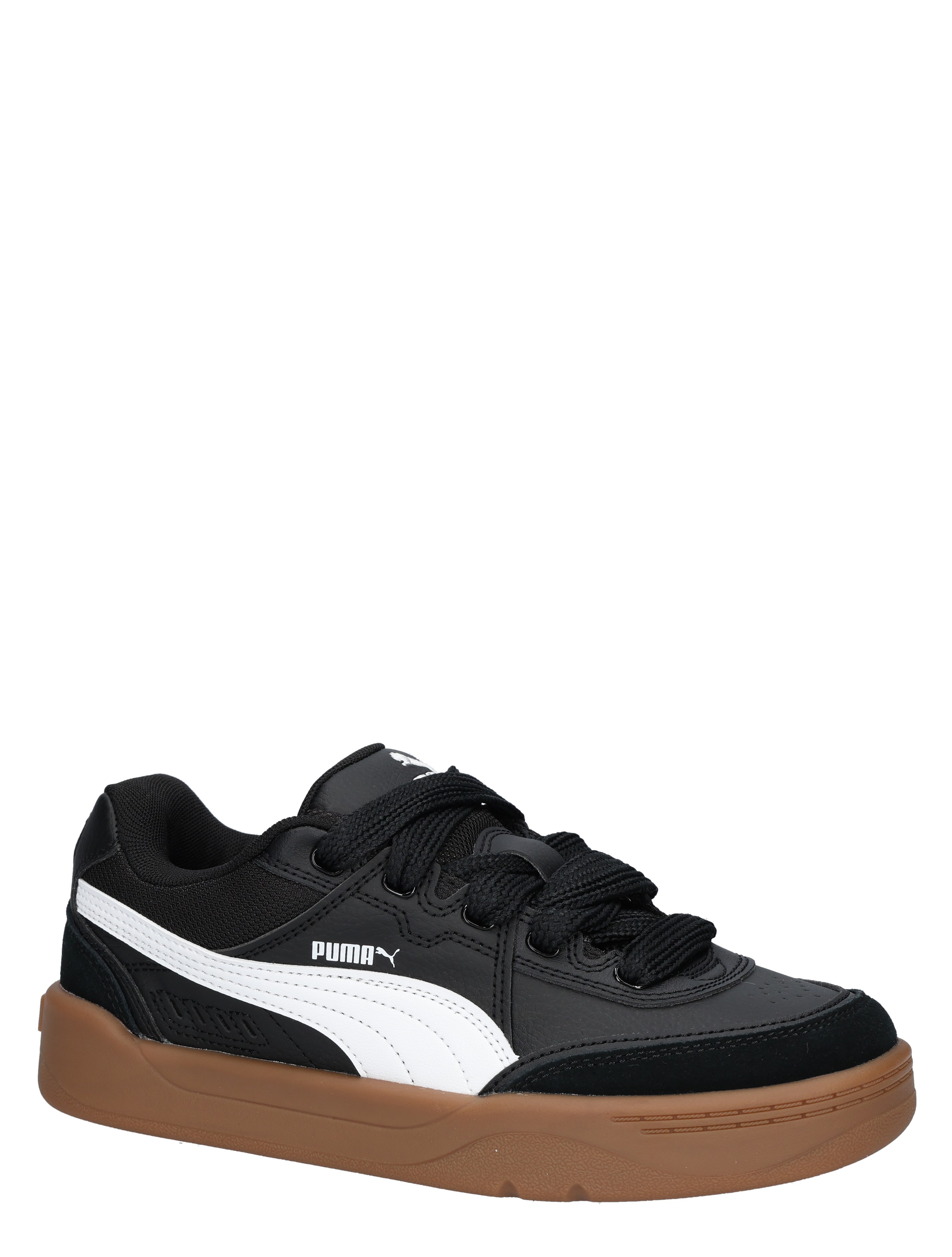 Puma - Park Lifestyle 02 Black White - Meisjes - Jongens - Sneakers - Lage Sneakers - Lage Sneakers - Sneakers - 48087_11_3