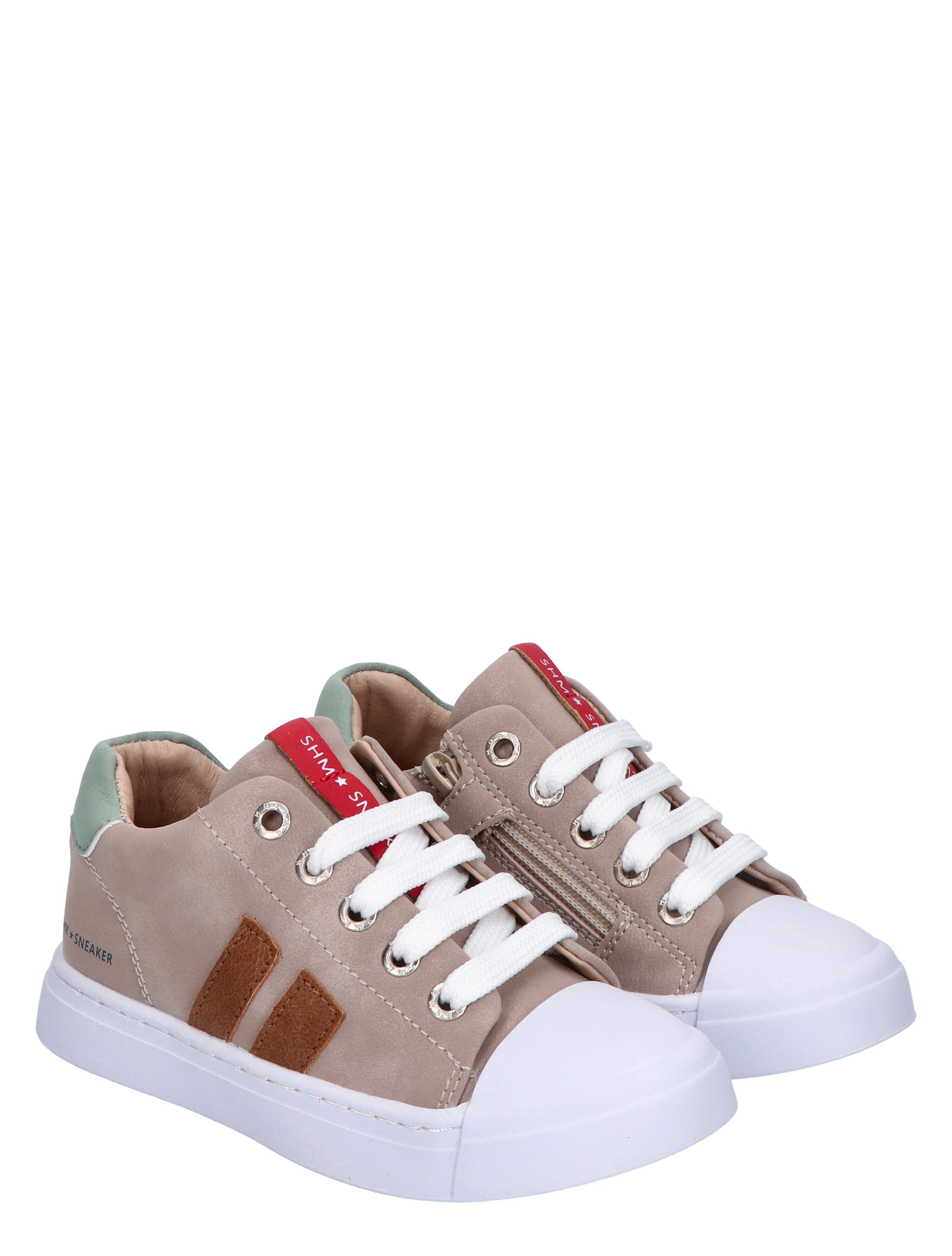Shoesme - SH23S004 Taupe - Jongens - Sneakers - Lage Sneakers - 44405_22_5