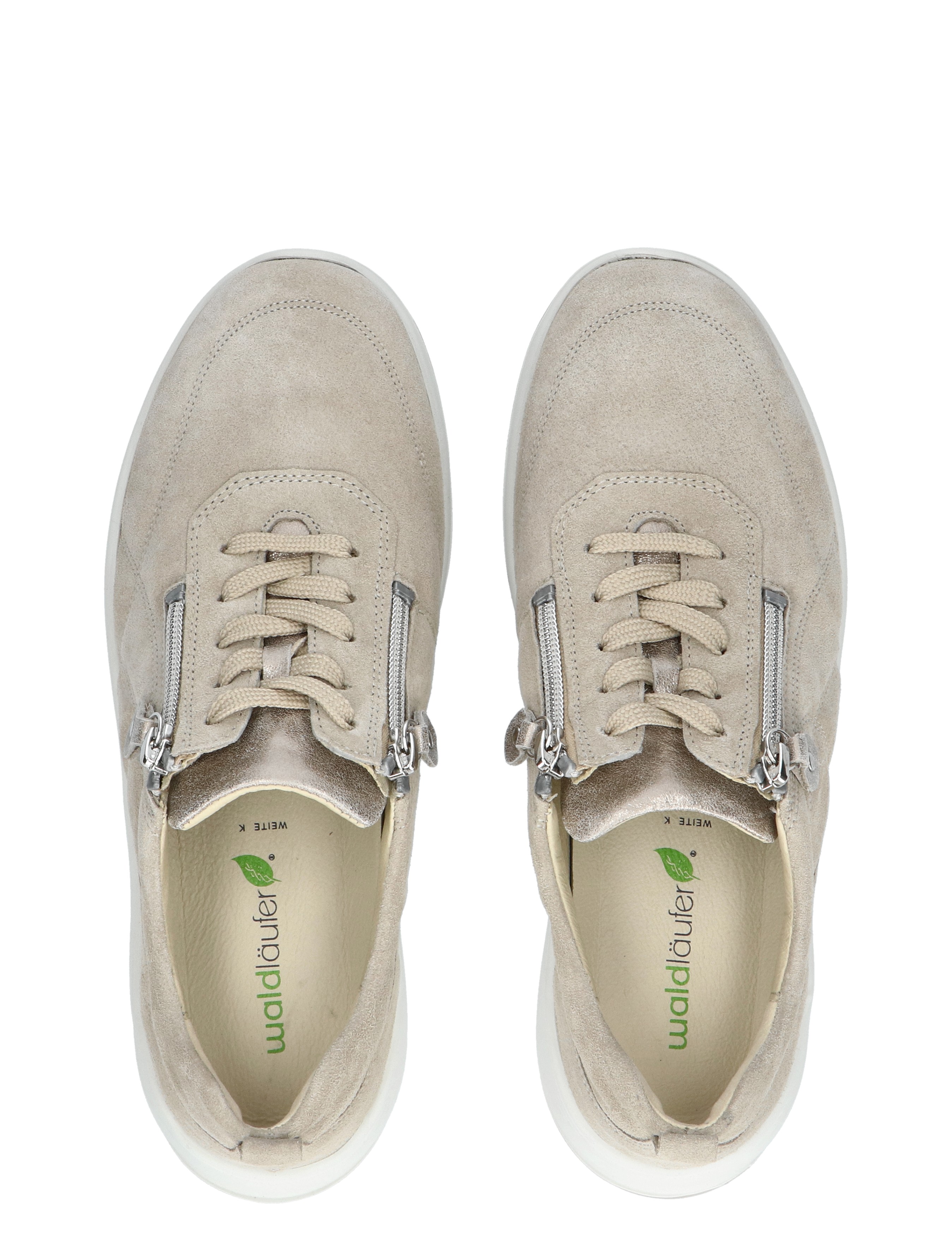 Waldlaufer - 698001 Sahara Beige K-Wijdte - Dames - Veterschoenen - Casual Veterschoenen - 43955_77_7