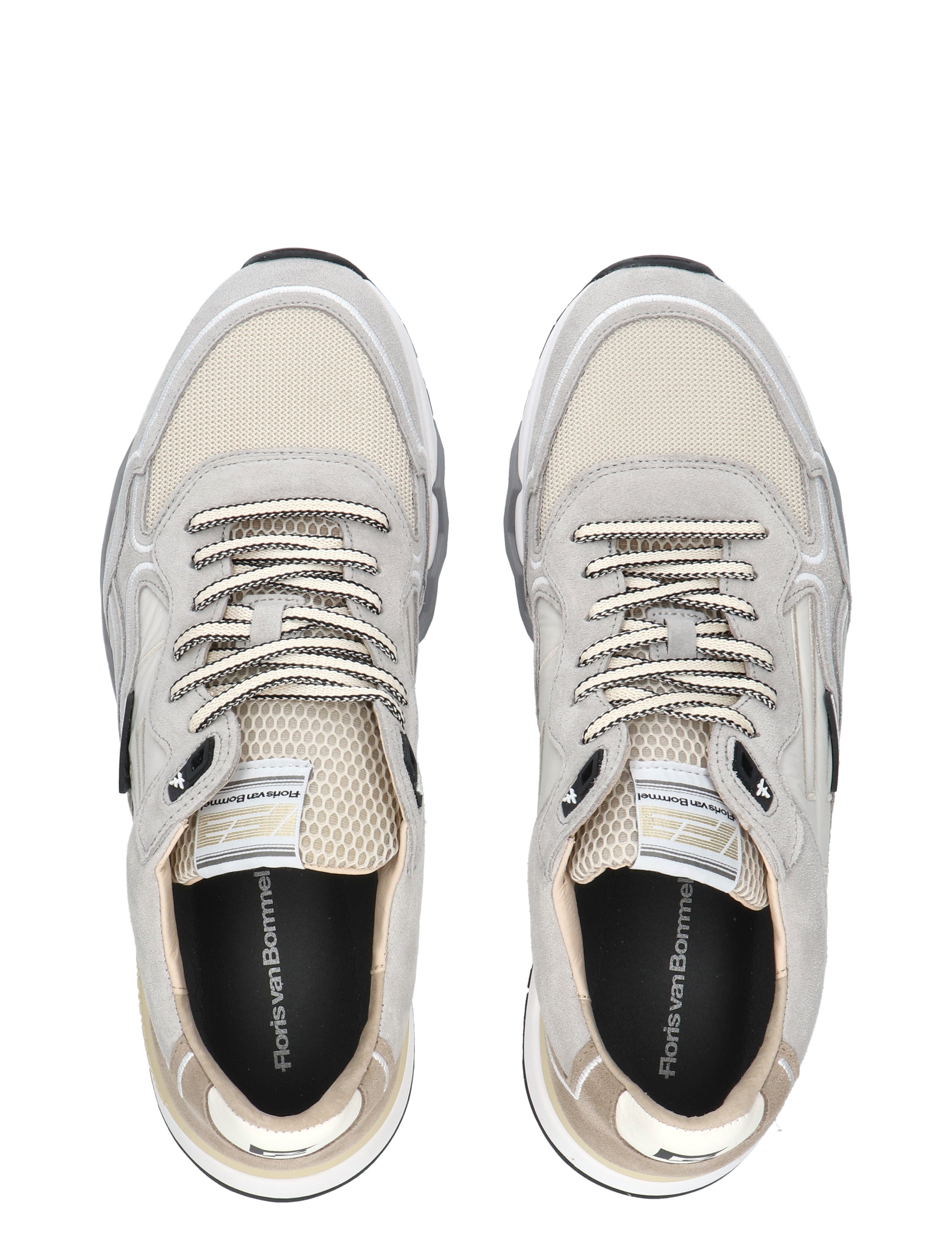 Floris van Bommel - De Zager 10198 32-01 Light Grey G+ Wijdte - Heren - Lage Sneakers - Sneakers - 50661_99_8