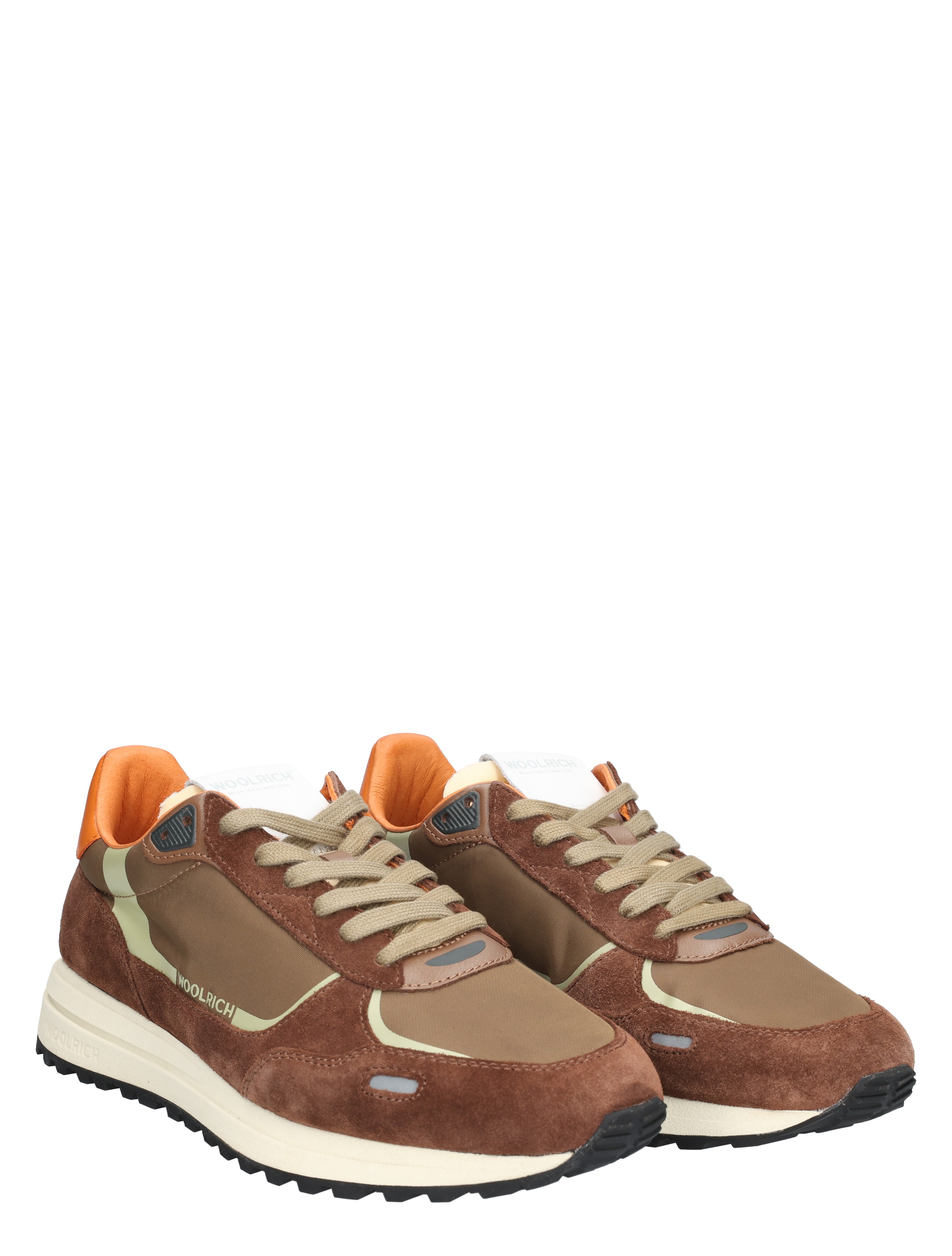 Woolrich - WFM252.030 Retro Sneaker A70.AY Marrone - Heren - Lage Sneakers - Sneakers - 49116_22_5