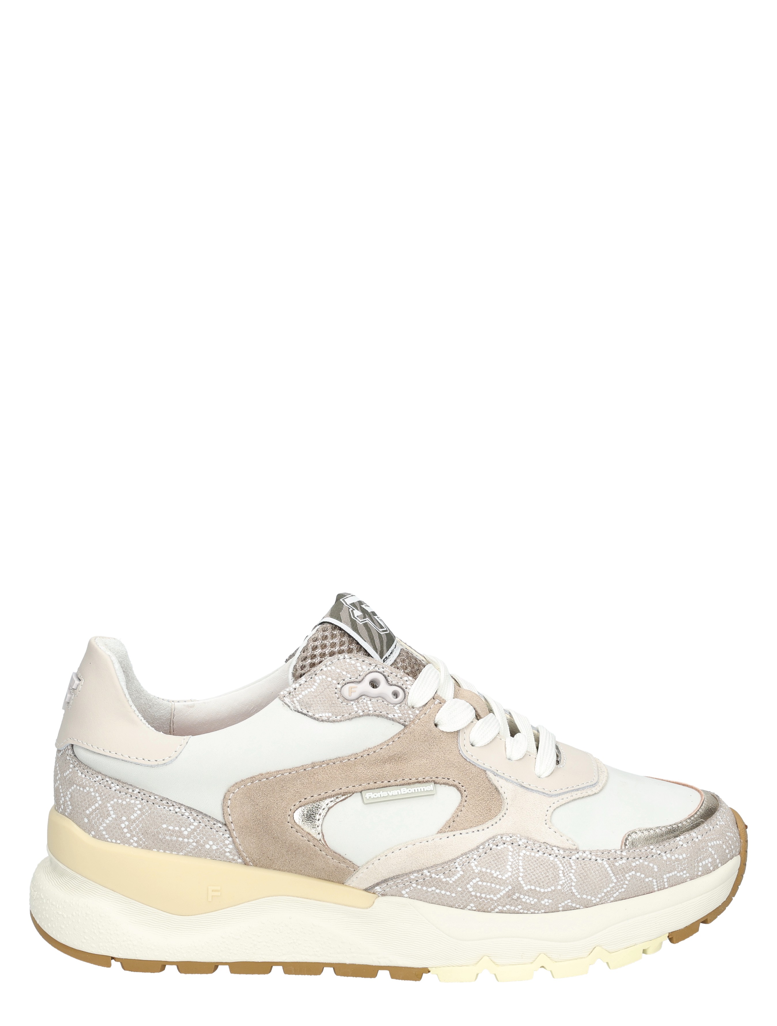 Floris van Bommel - De Treni 10164 34-01 Taupe G-Wijdte - Sneakers - Dames - Lage Sneakers - 50834_77_1