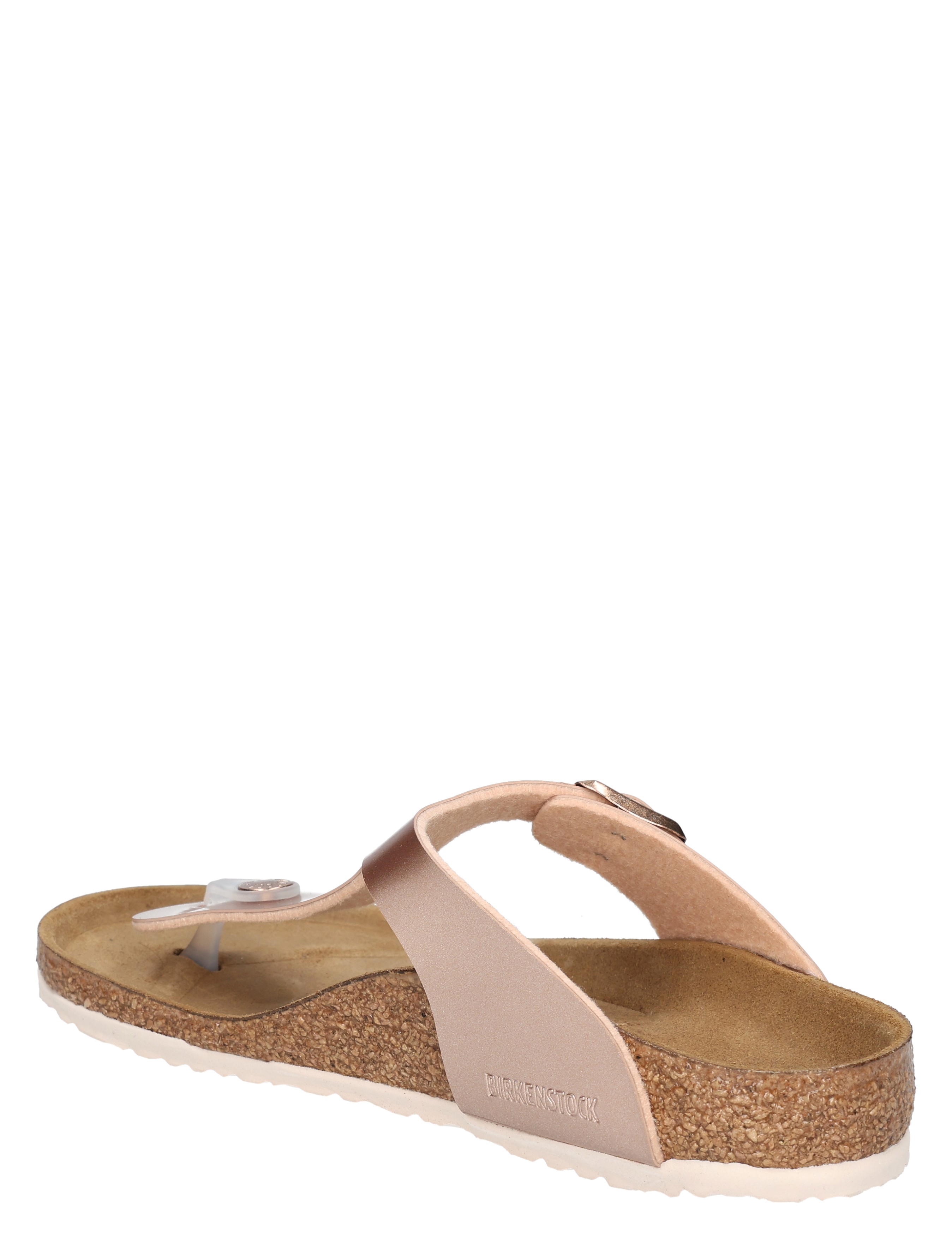 Birkenstock - Gizeh Kids Birko Flor Metallic Copper Narrow - Meisjes - Slippers - 50688_48_5