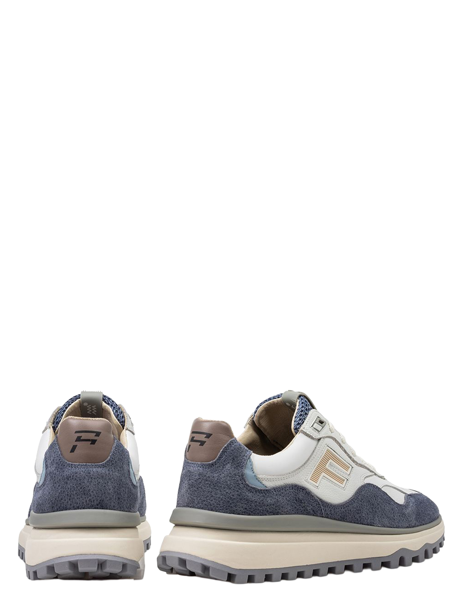 Floris van Bommel - De Gripper 10238 01.17 Blue G+Wijdte - Heren - Lage Sneakers - Sneakers - 51437_38_4