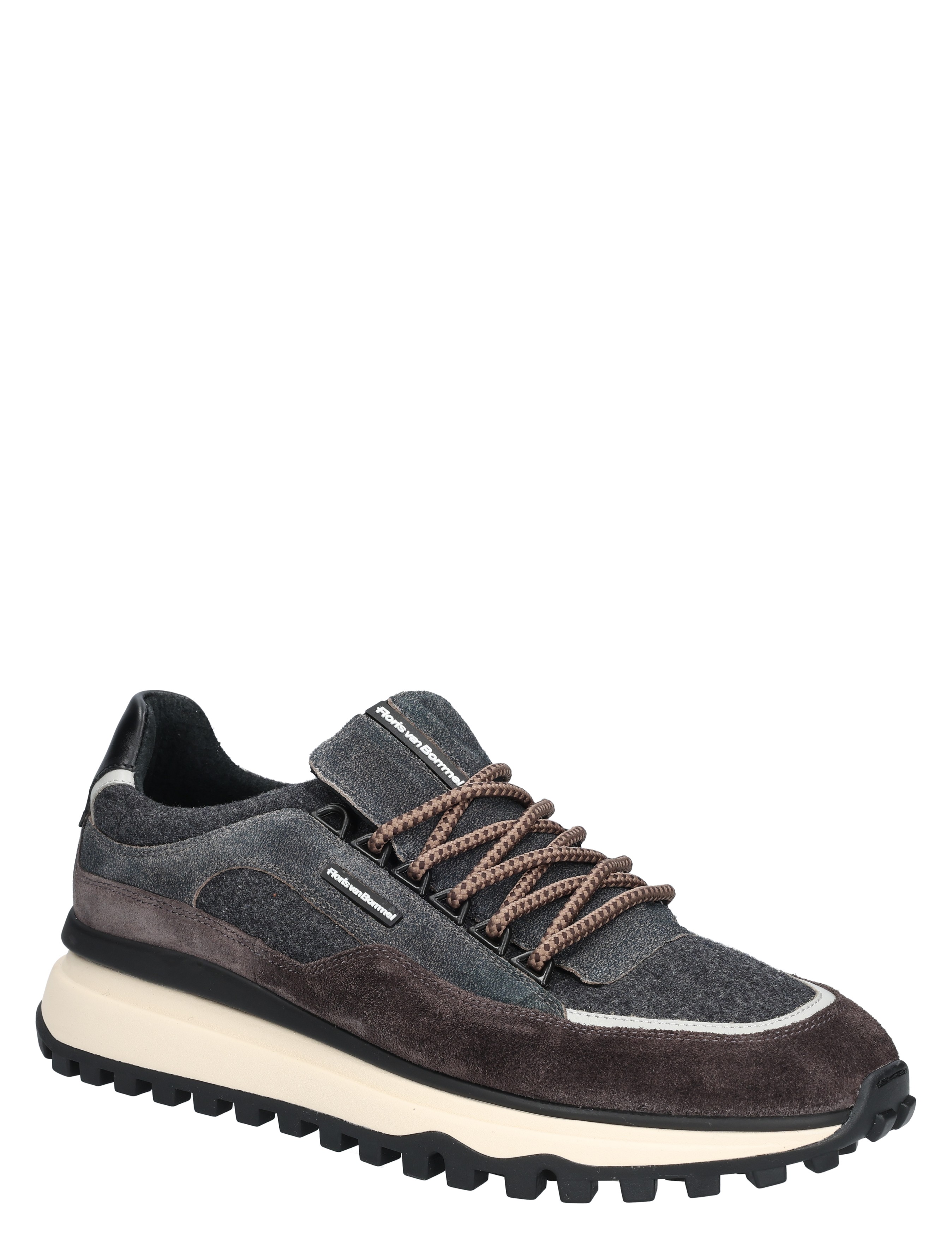 Floris van Bommel - De Gripper SFM-10248 31-01 Dark Grey G+ Wijdte - Heren - Lage Sneakers - Sneakers - 49304_29_3