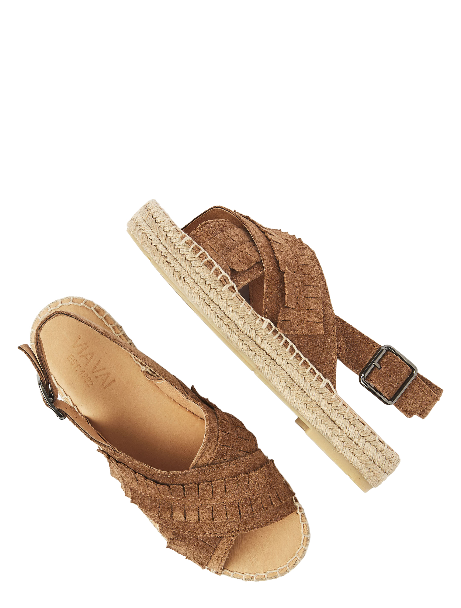 VIA VAI - 62406 Mondi Noel 01-1084 Sierra Nocciola - Dames - Sandalen - 51371_02_3