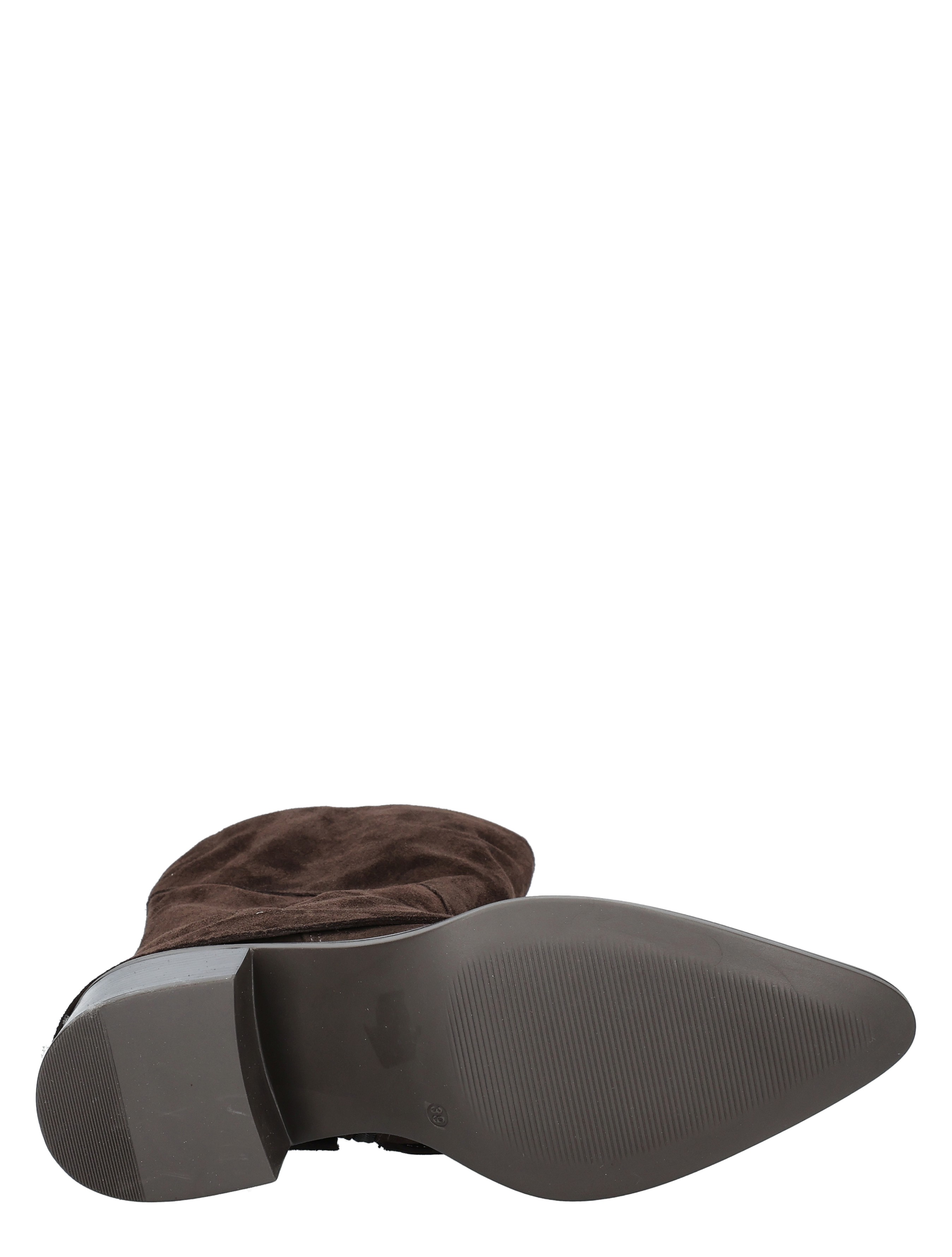 laars, enkellaars, bruine laars, leren zool, zool detail