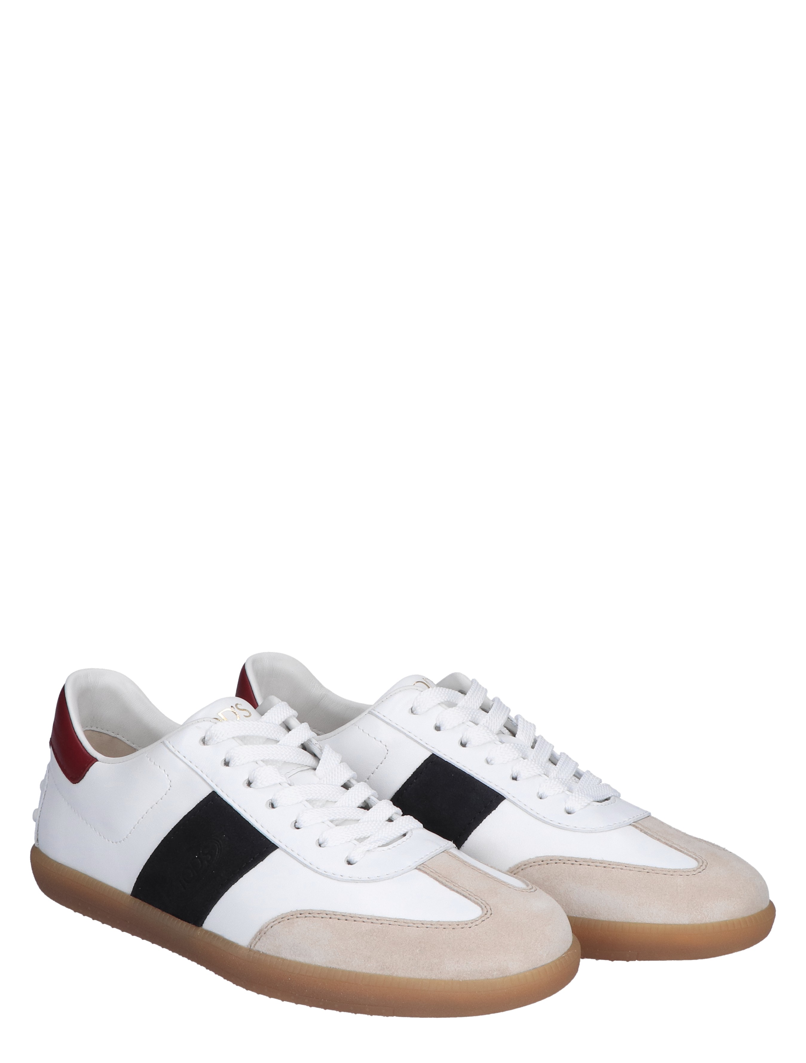 Tods - Tabs Sneakers in Leather YYF8 White Black - Sneakers - Dames - Lage Sneakers - 47388_81_5